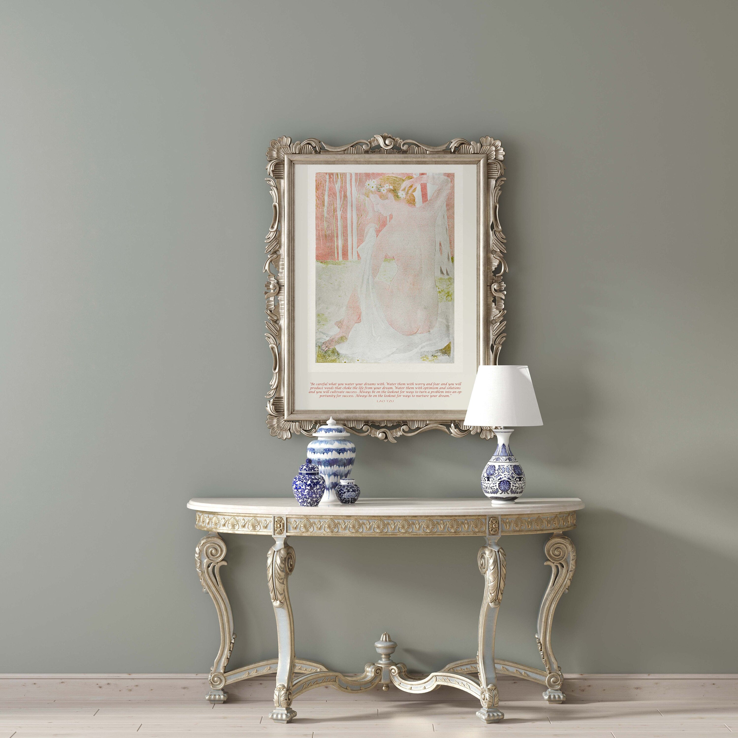 Lao Tzu Dreams Quote Print, Maurice Denis Unframed Fine Art Print - Nymph Crowned with Daisies