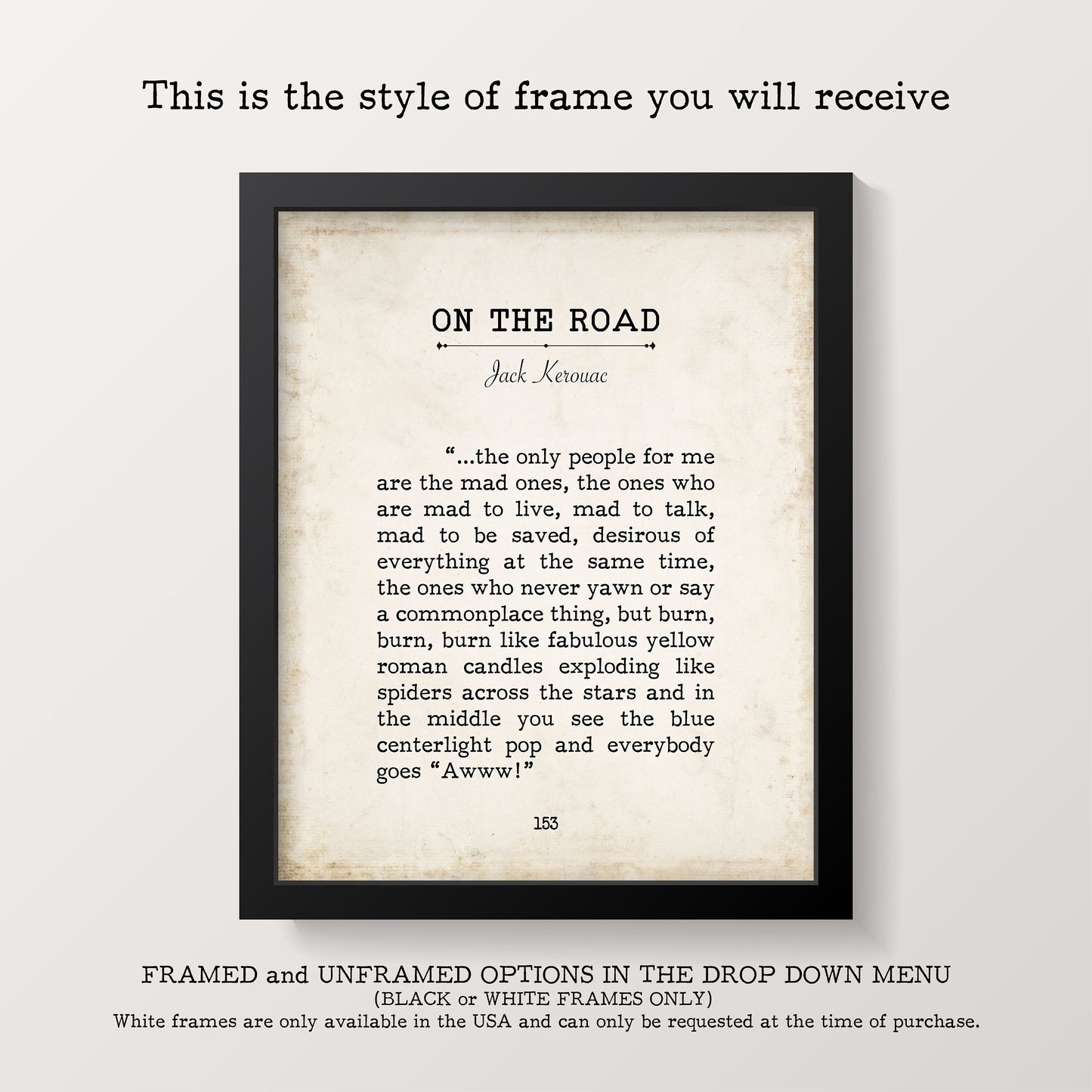 Ernest Hemingway Quote Art Print – Minimalist Literary Wall Decor - Advice to a Son