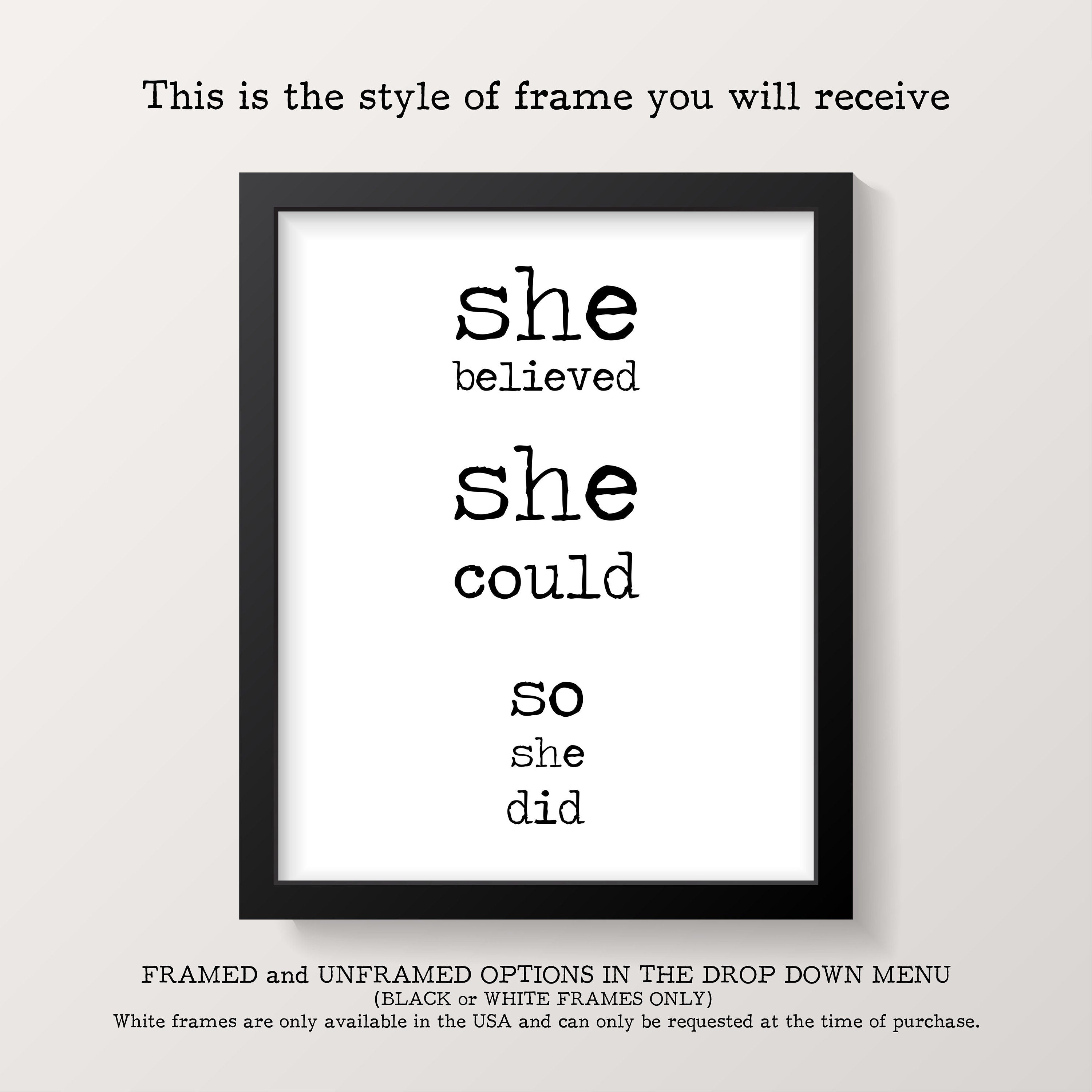 Feminist Art Gift, Nevertheless quote Feminist Poster