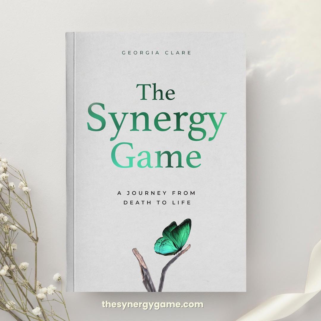The Synergy Game – Signed Copy by Georgia Clare | Healing After Divorce, Transformation & Midlife Rebirth Book