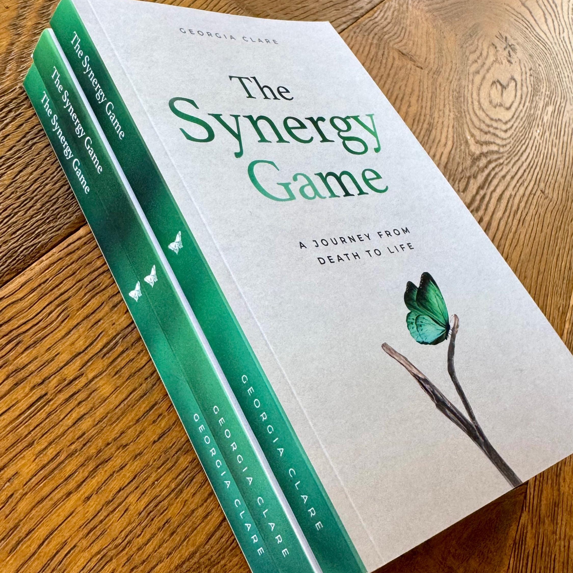 The Synergy Game – Signed Copy by Georgia Clare | Healing After Divorce, Transformation & Midlife Rebirth Book