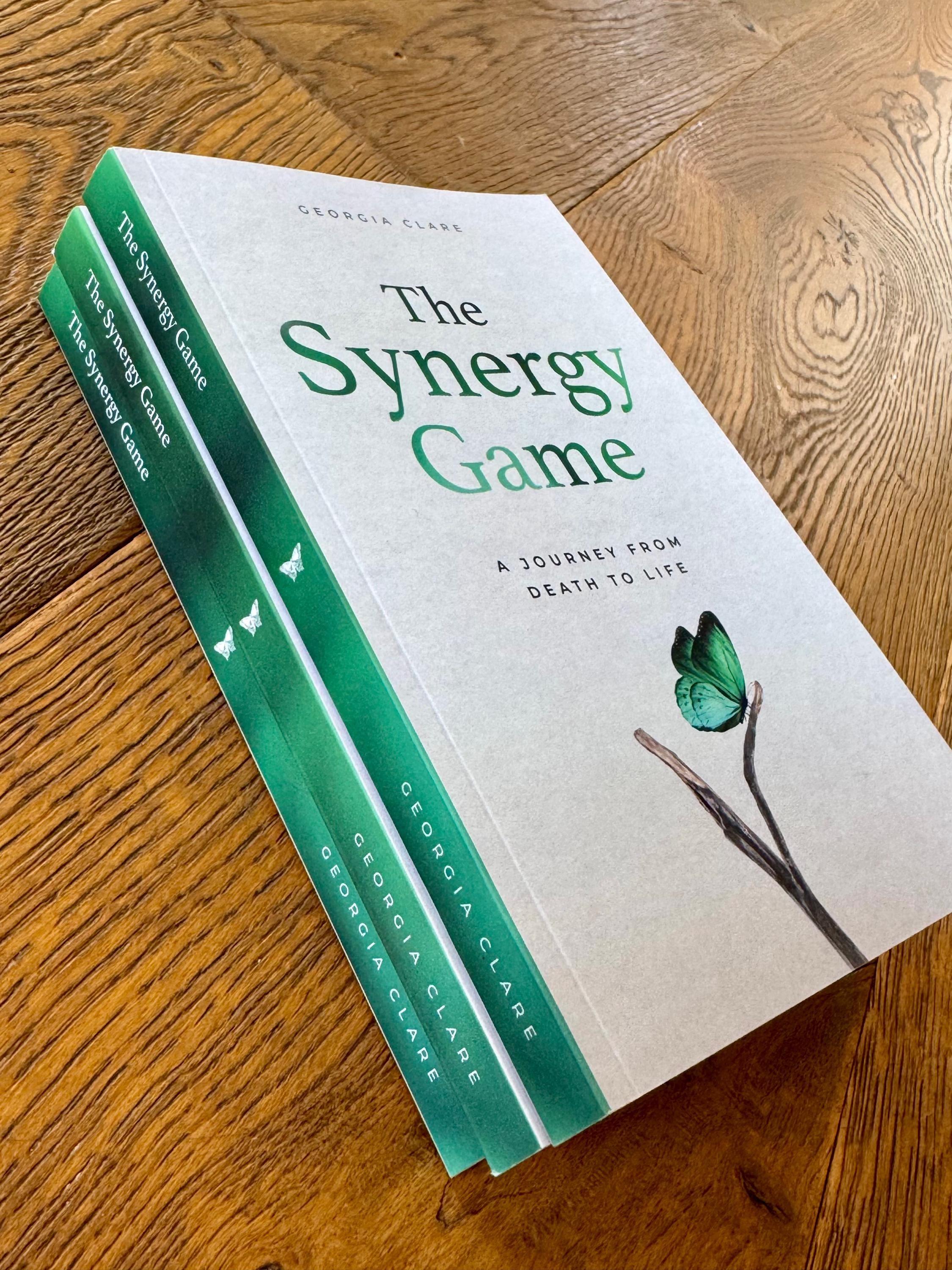 The Synergy Game – Signed Copy by Georgia Clare | Healing After Divorce, Transformation & Midlife Rebirth Book
