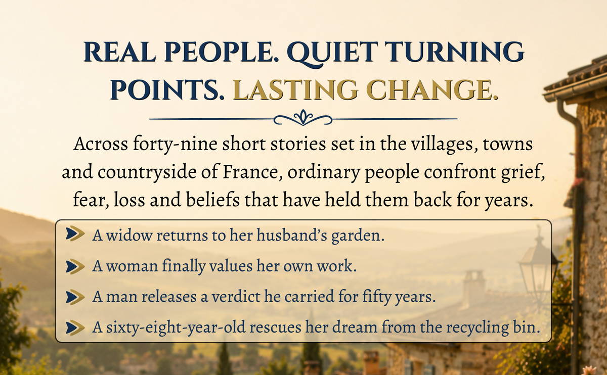 Forty-nine short stories set in the villages, towns and countryside of France