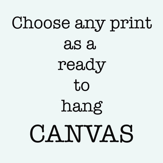 Literary Art Poster Book Quote Decor, Ready to Hang Canvas 8x10 to 24x30