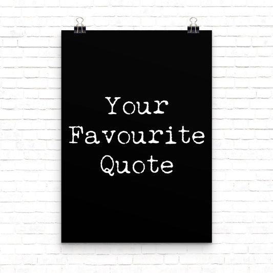 Personalised Gift Print, Custom Print