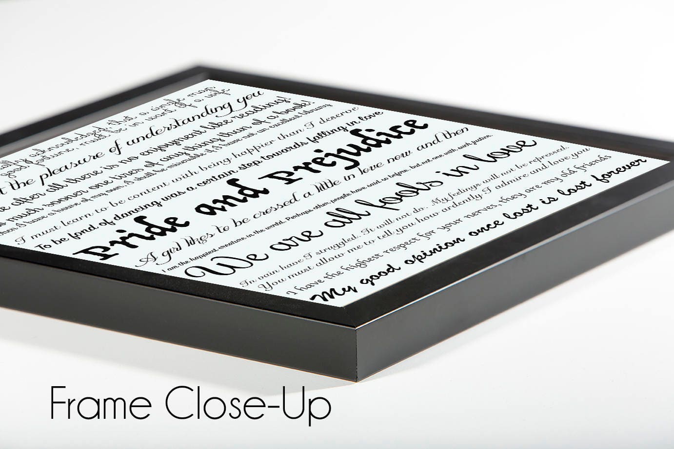 Framed Ralph Waldo Emerson Quote Print – Dream Life Motivational Poster in Typewriter Font, Vintage Style Wall Art