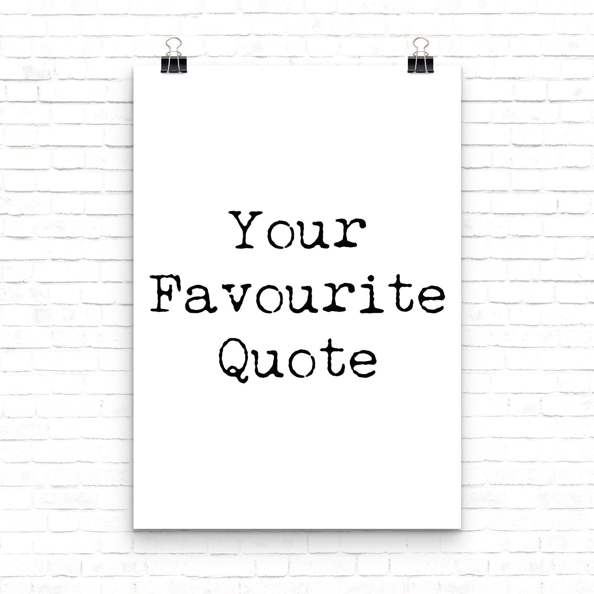 Personalised Gift Print, Custom Print