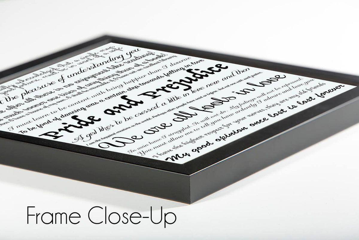 Large Framed Wall Art Rudyard Kipling IF Poem 24x36 Framed Art Print in Black & White