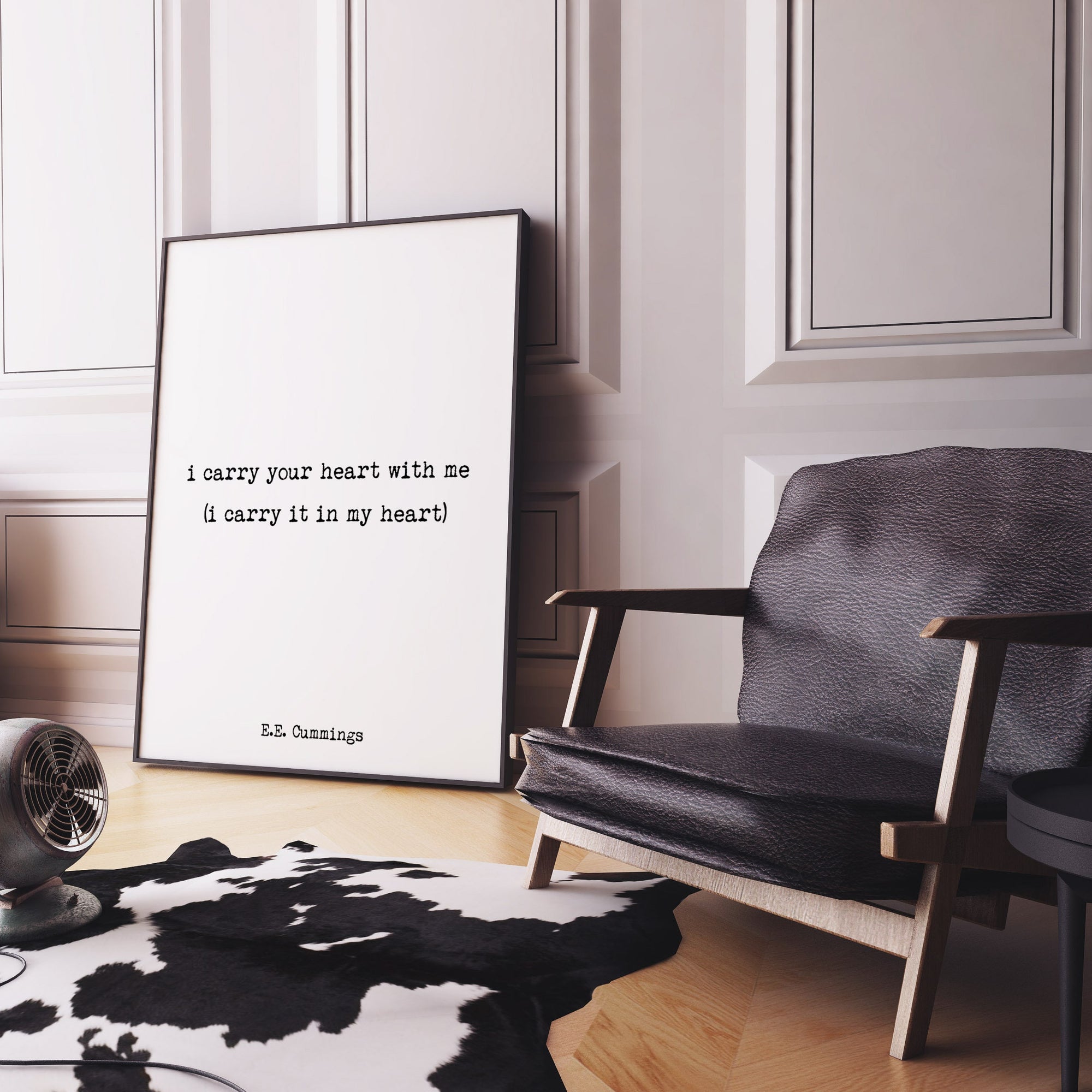 i carry your heart art print, ee cummings wedding poem print