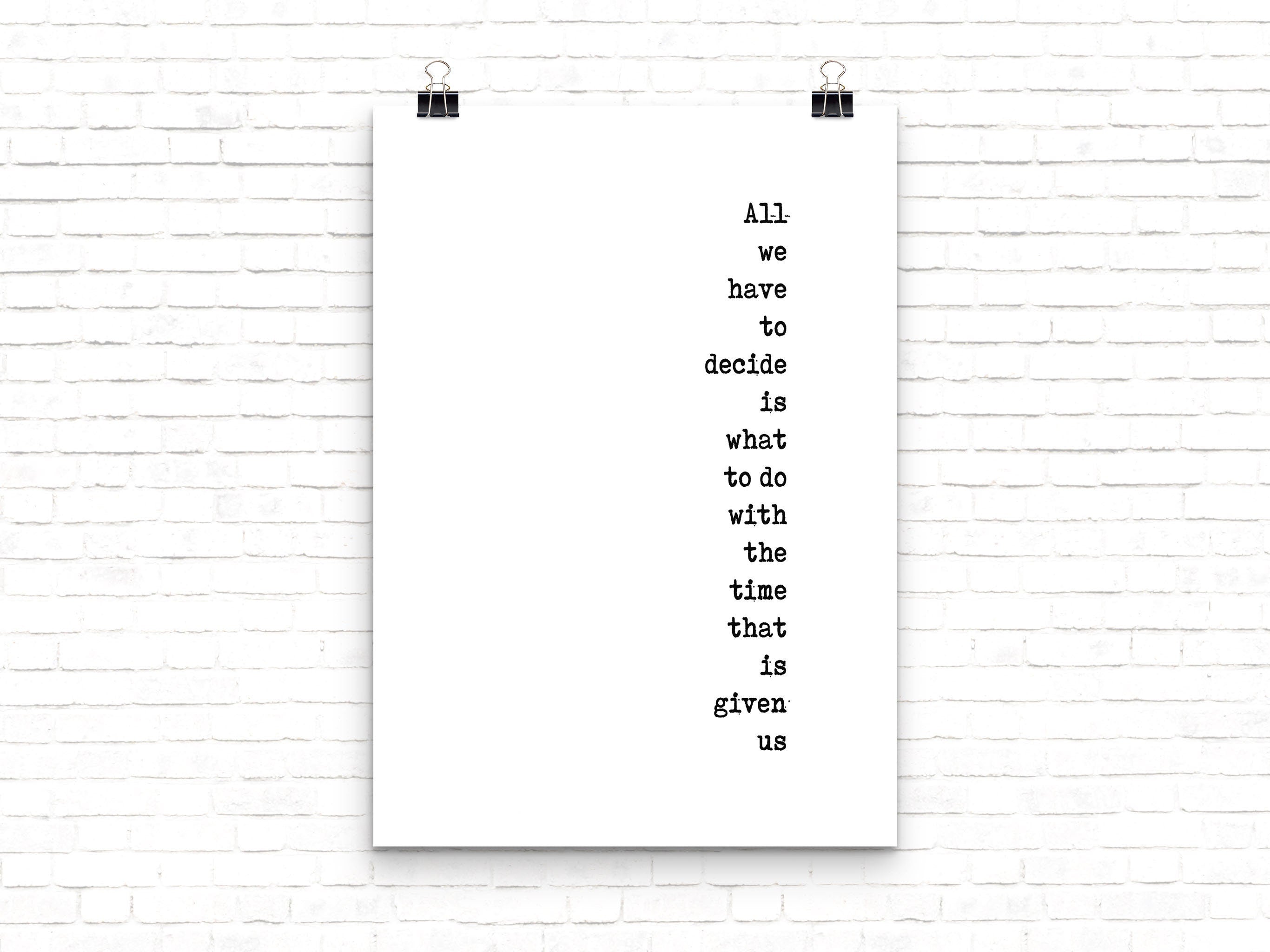 Motivation Print, Inspirational Quote Print