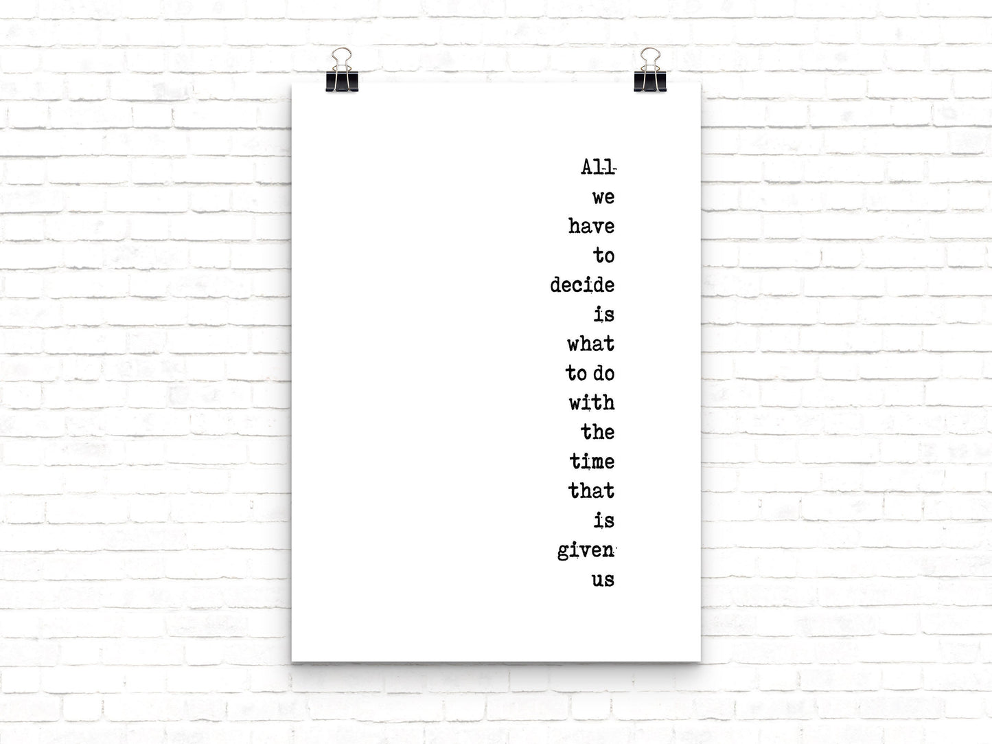 Motivation Print, Inspirational Quote Print