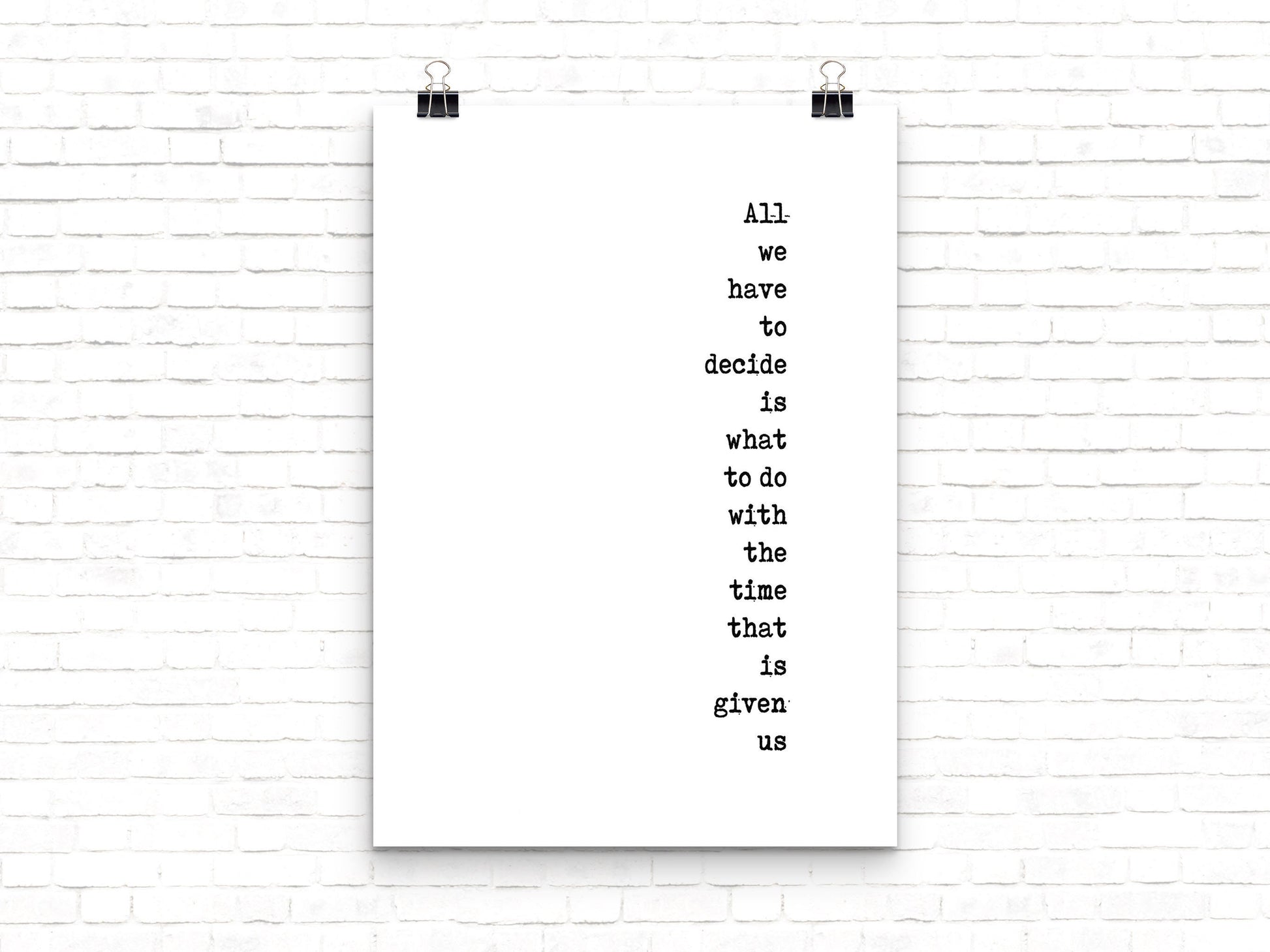 Motivation Print, Inspirational Quote Print