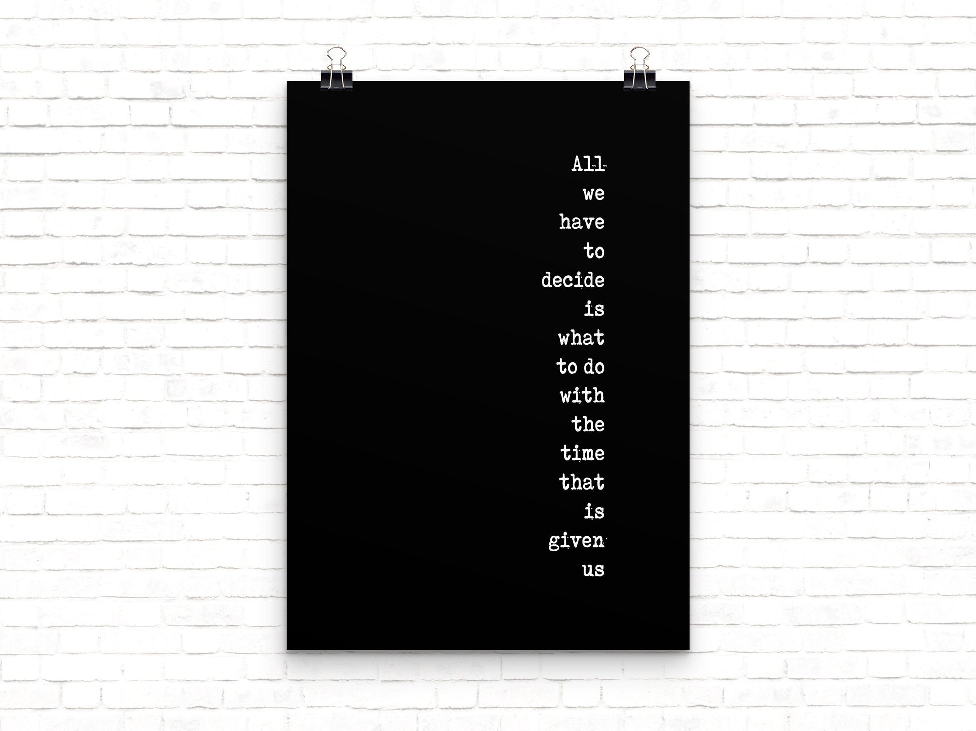 Motivation Print, Inspirational Quote Print