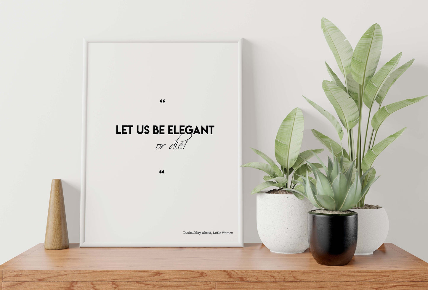 Little Women Print for Bedroom Decor, Louisa M Alcott Art Print Quote Poster