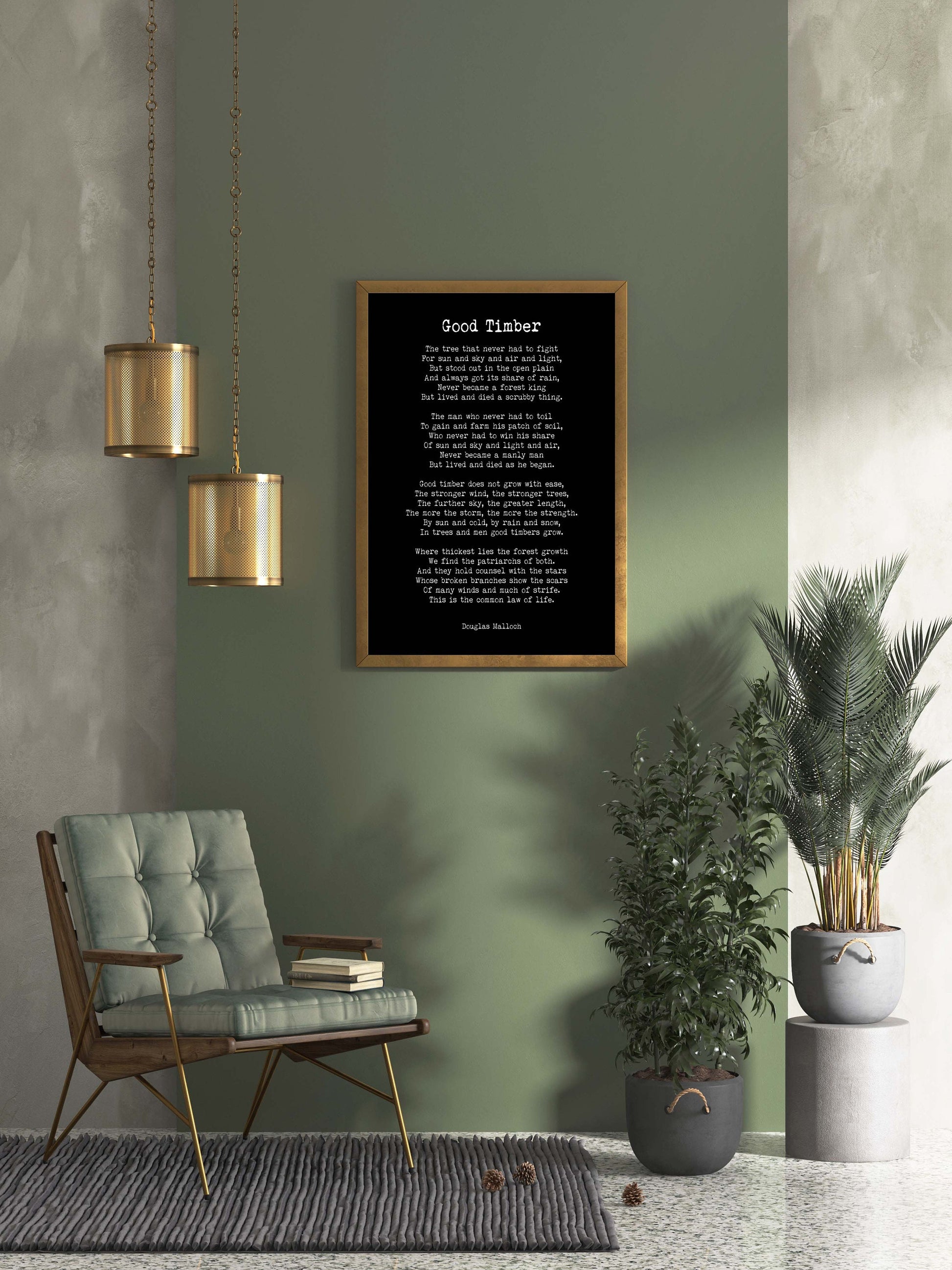 Mormon Quote Good Timber Poem, Thomas S Monson