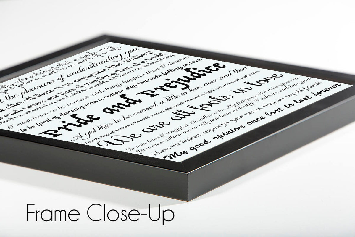 Cicero Quote Print – Book Lover Wall Art in Typewriter Font, Framed