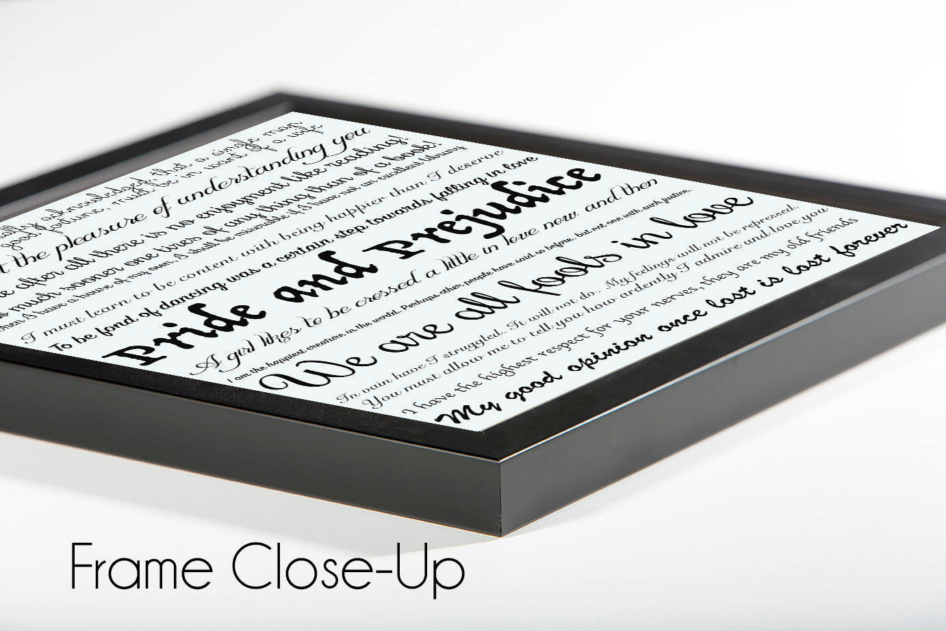 Framed Laura Ingalls Wilder Quote Print Minimalist Literary Wall Art