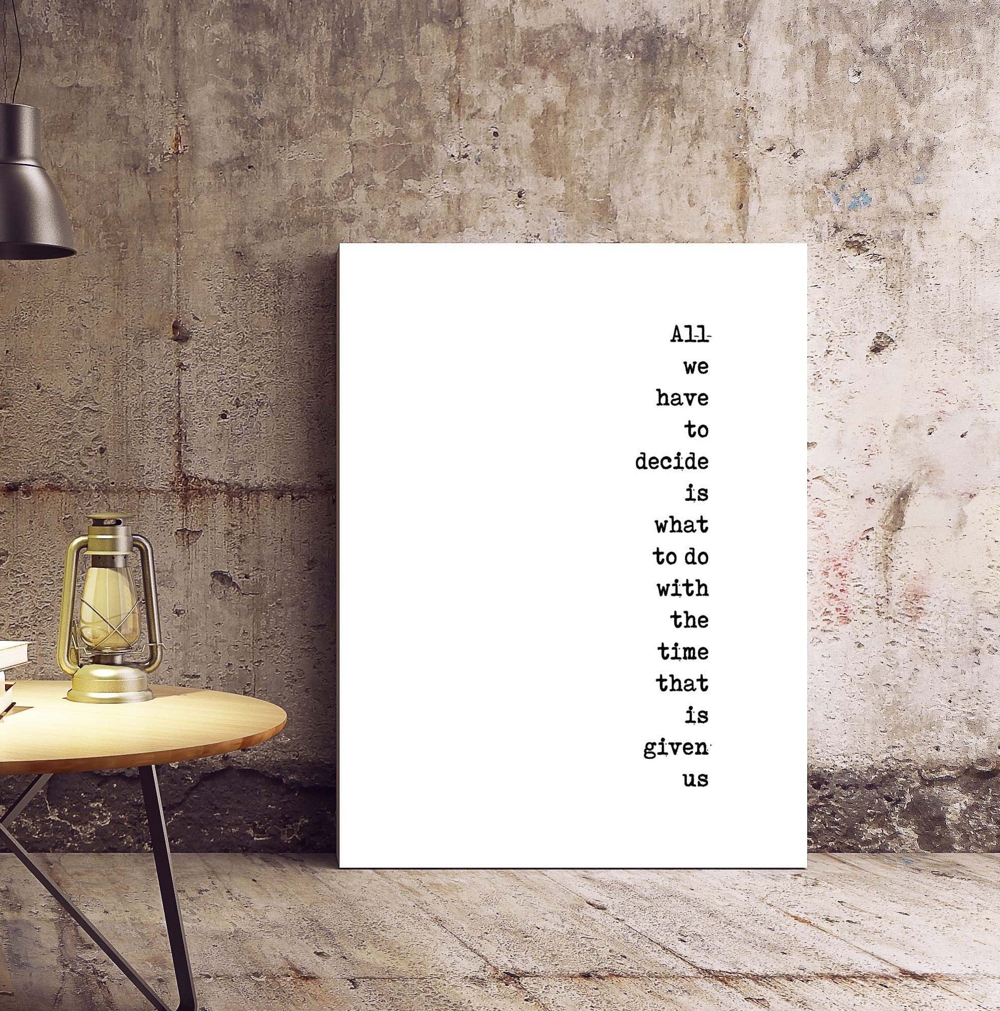 Motivation Print, Inspirational Quote Print