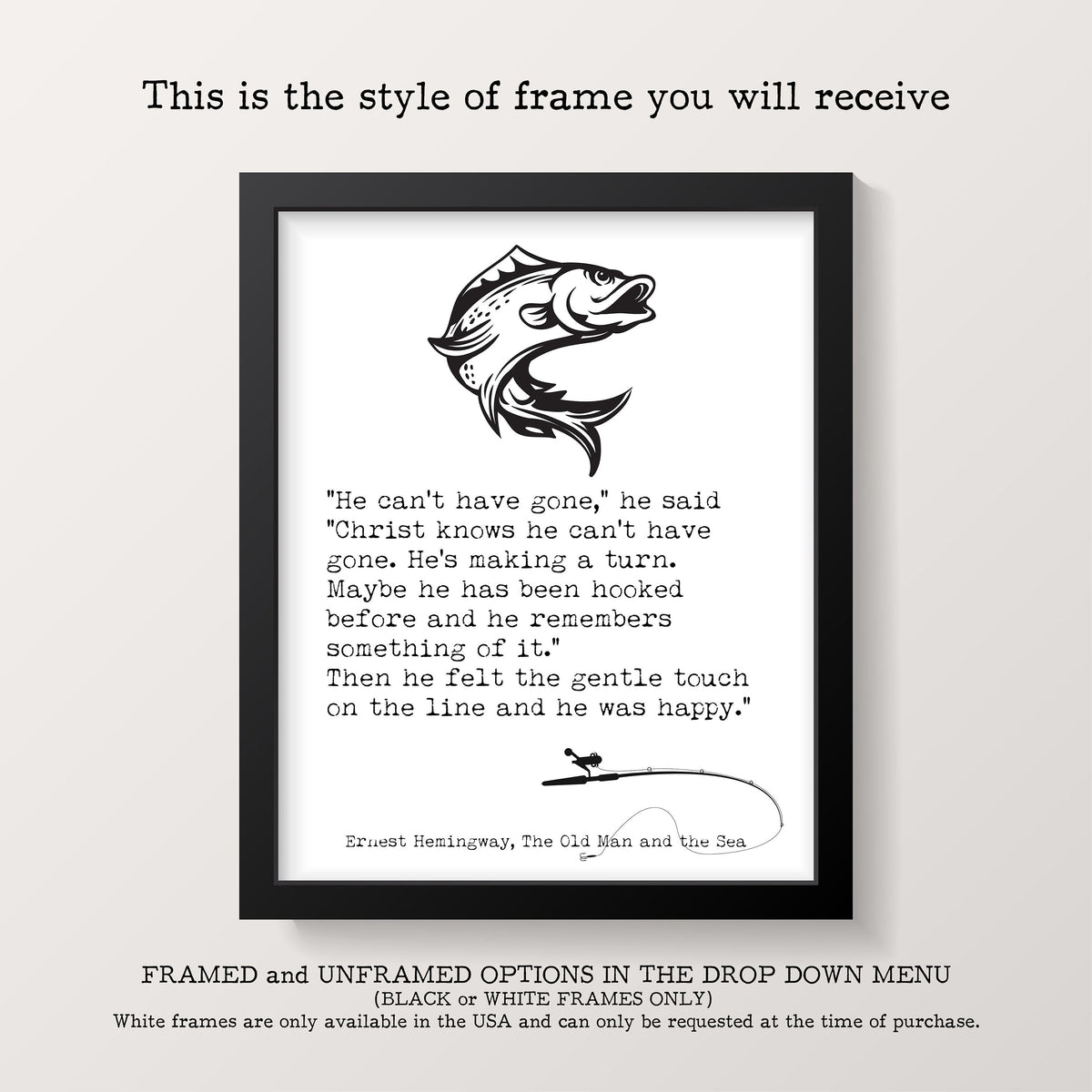 Large Wall Art Print | Oversized Quote Prints | Framed & Unframed