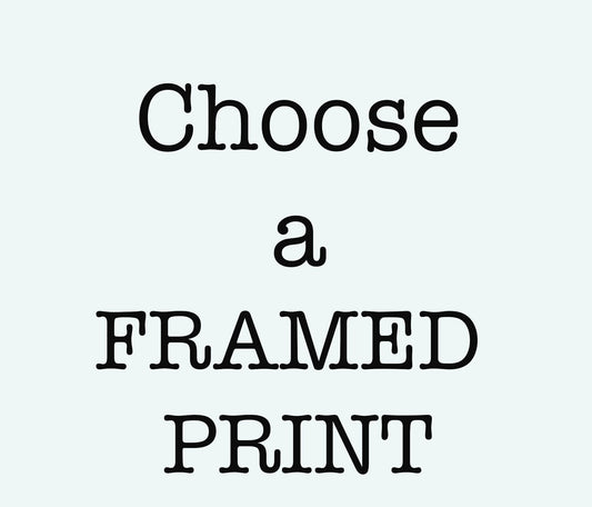 Custom Framed Quote Print: Literary Wall Art Decor