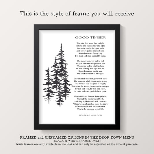 Stopping by the Woods on a Snowy Evening Robert Frost Wall Art Print framed or unframed Living Room Wall Art