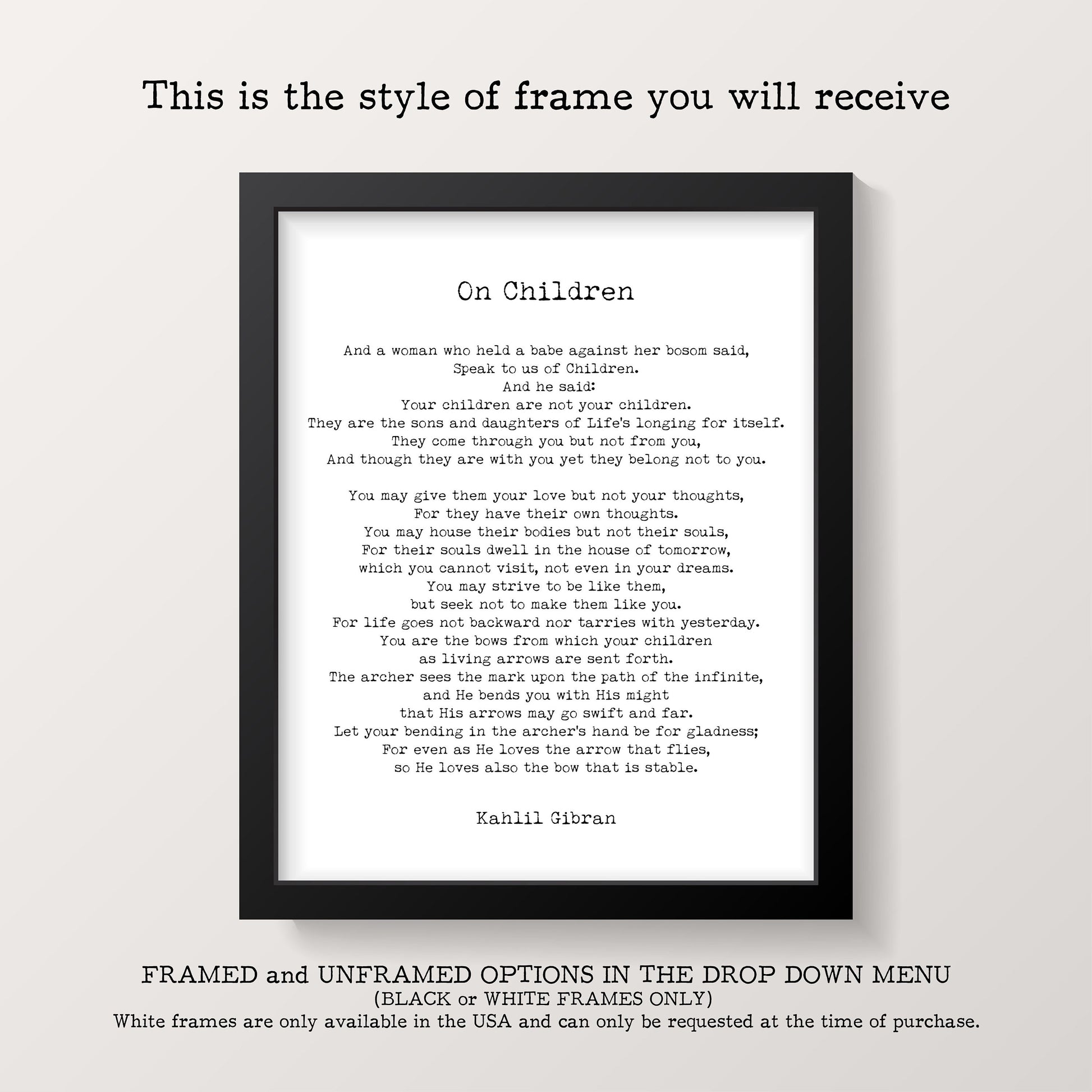 Walt Whitman O Captain My Captain Poem Print — Classic Literature Wall Art