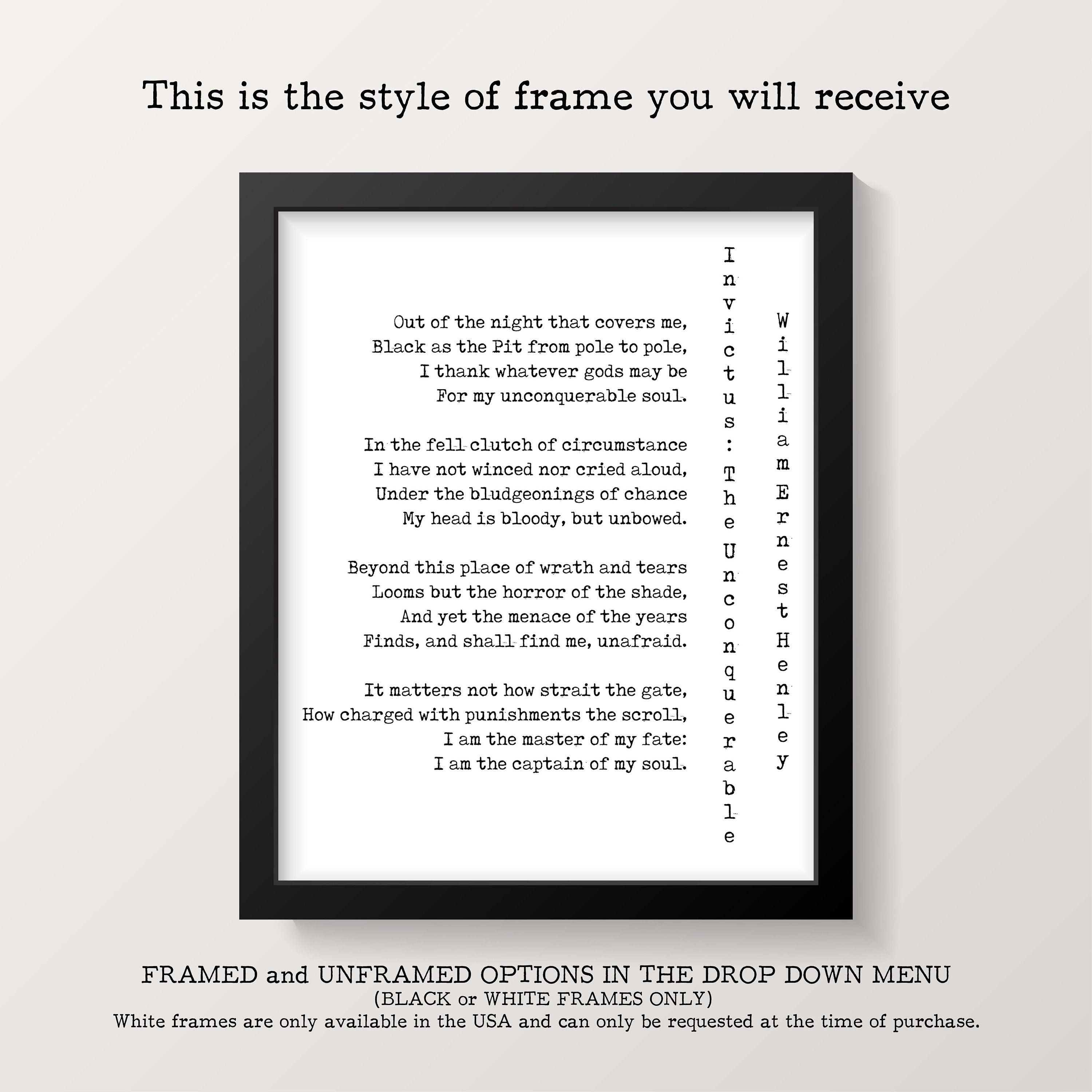 T.S. Eliot Poem Wall Art The Love Song of J Alfred Prufrock