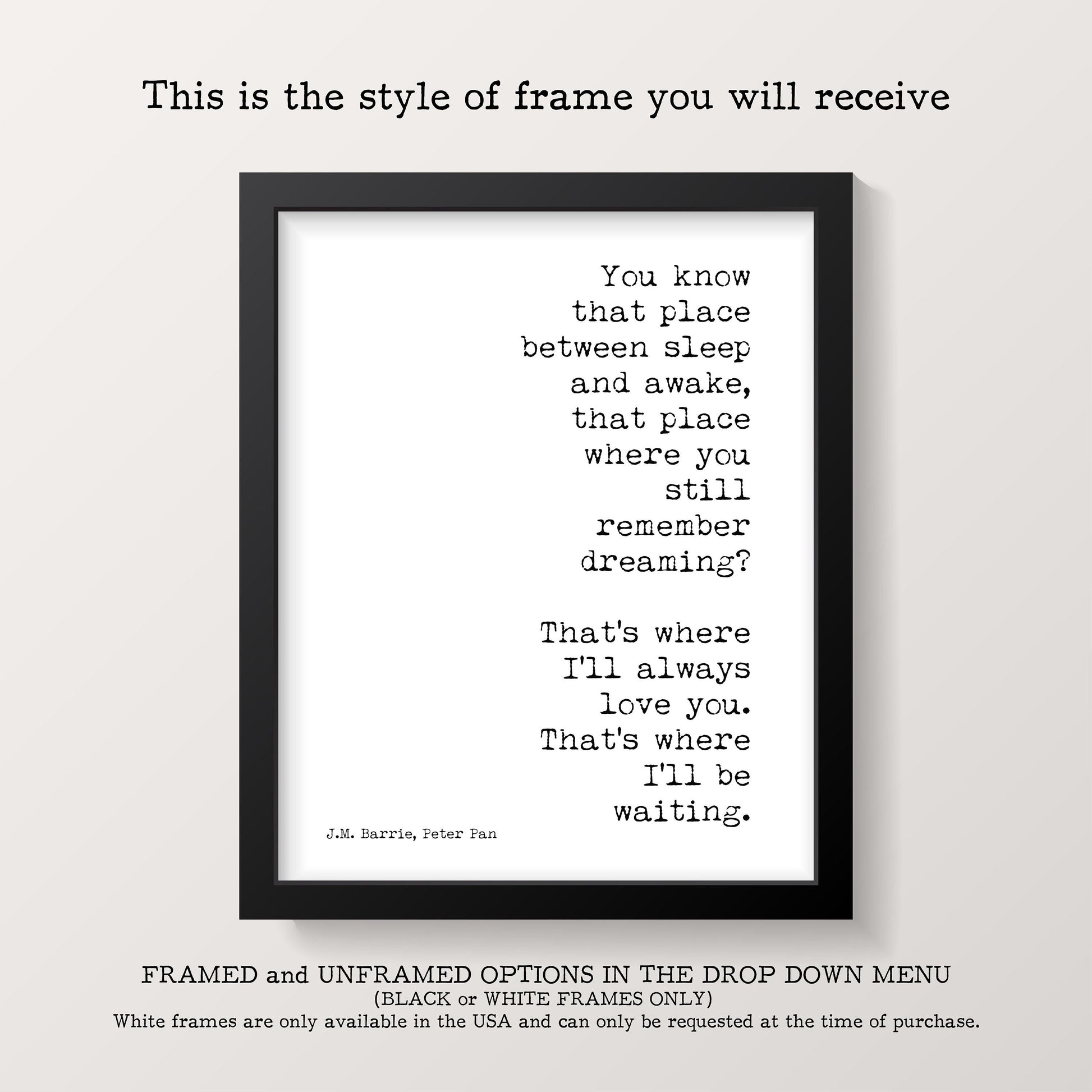 Though She Be But William Shakespeare Quote Art Print, Midsummers Nights Dream Framed Unframed