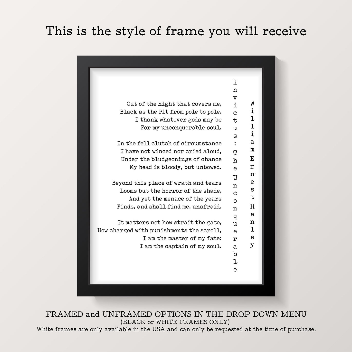 The Raven Edgar Allan Poe Poem Poster – Gothic Literature Wall Art Print, Full Text