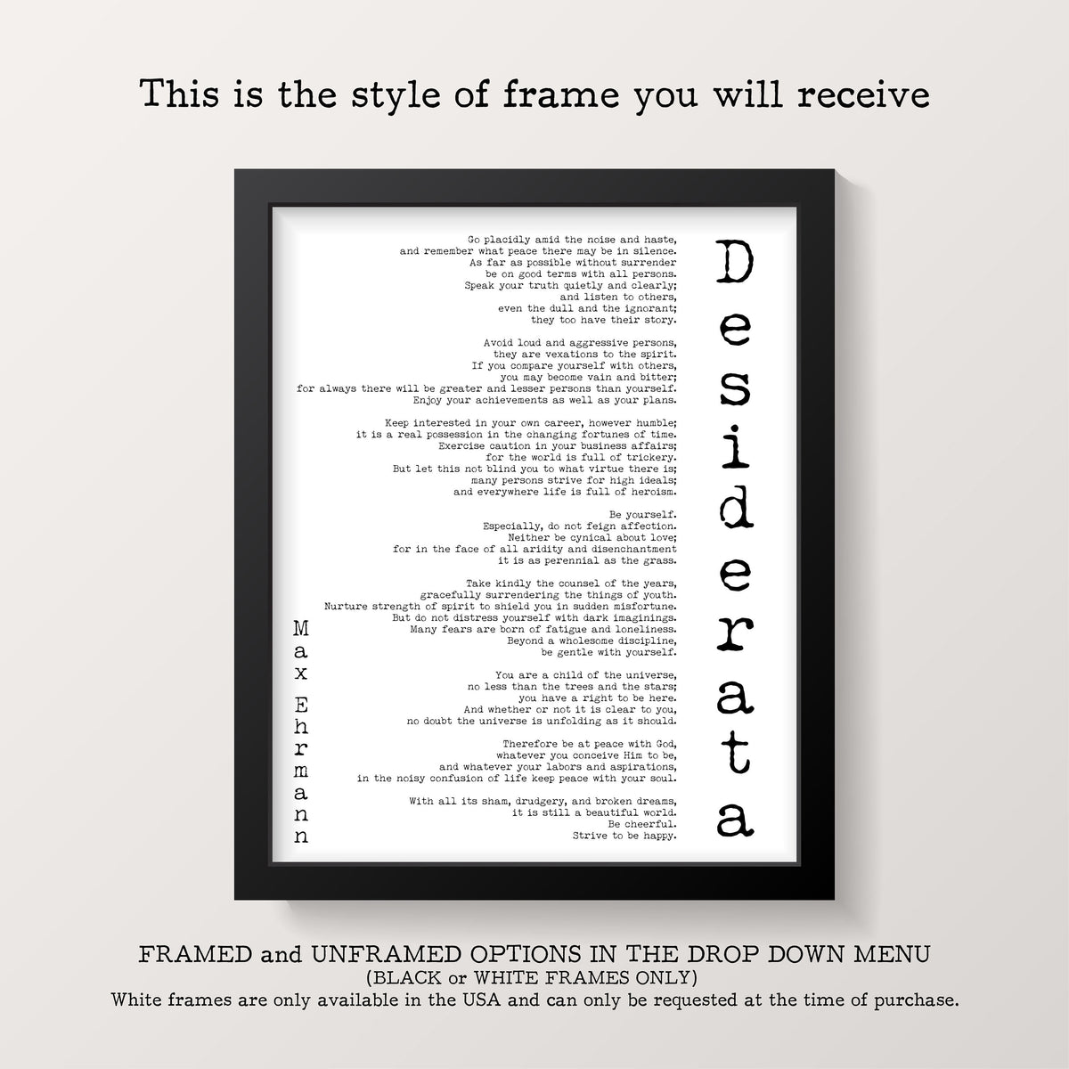 Rumi Quote Print – Inspirational Typewriter Style Wall Art