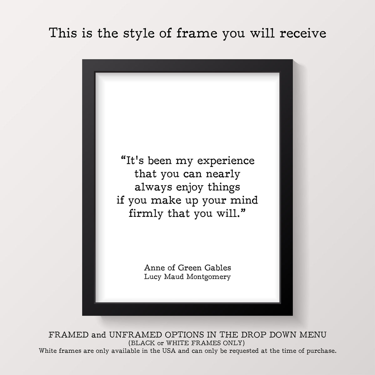 St. Teresa Of Avila Peace Quote Print in Black & White, May Today There Be Peace Within Inspirational Quote Wall Art Print
