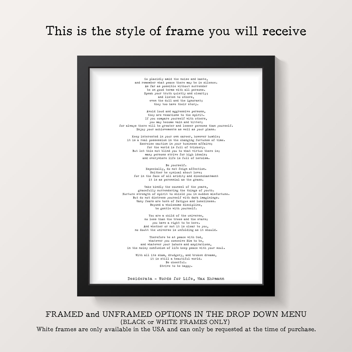 Do Not Stand at My Grave – Mary Elizabeth Frye Poem Print, Grief Wall Art