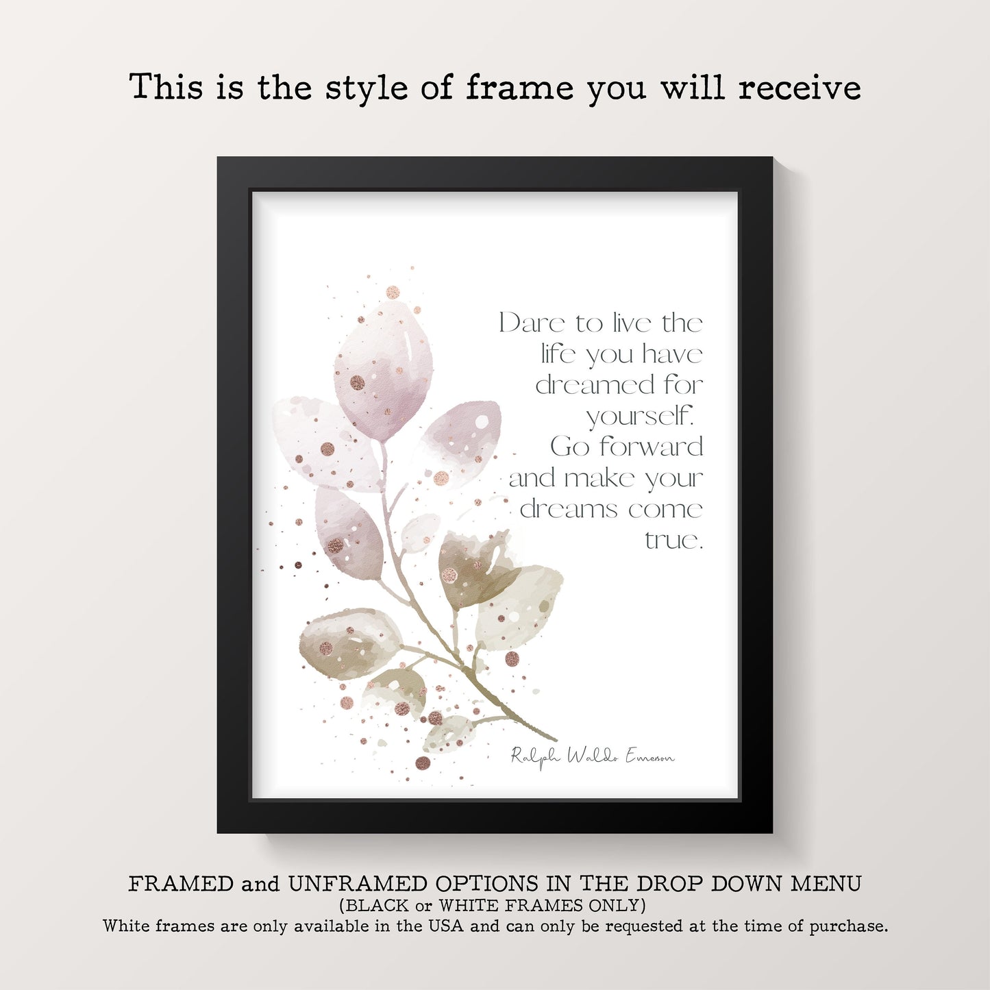 Guest House Rumi Inspirational Poetry Wall Art, Guesthouse Poem Minimalist Print Wall Decor