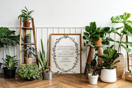Real Courage Quote Harper Lee To Kill a Mockingbird, Inspiring Literary Gifts Framed or Unframed