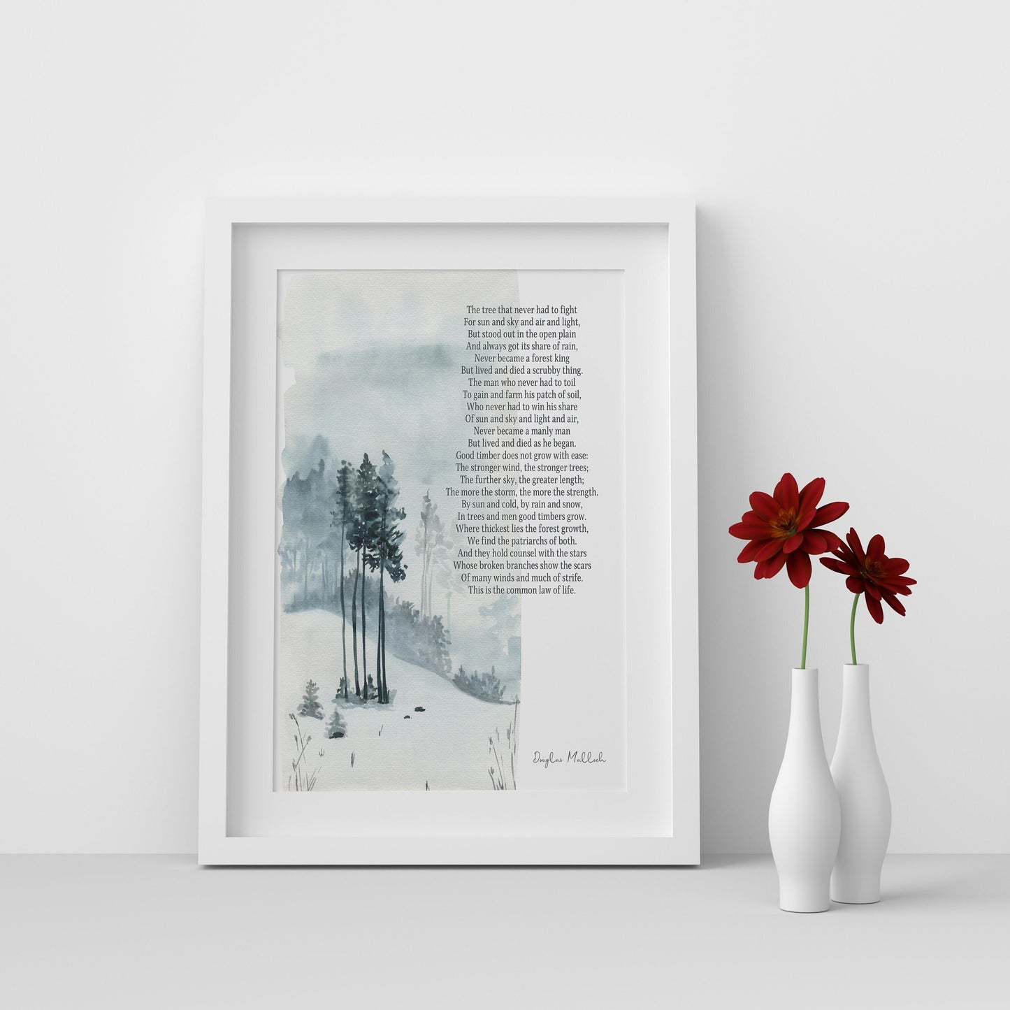 Good Timber Art Print, Thomas S Monson Mormon Quote