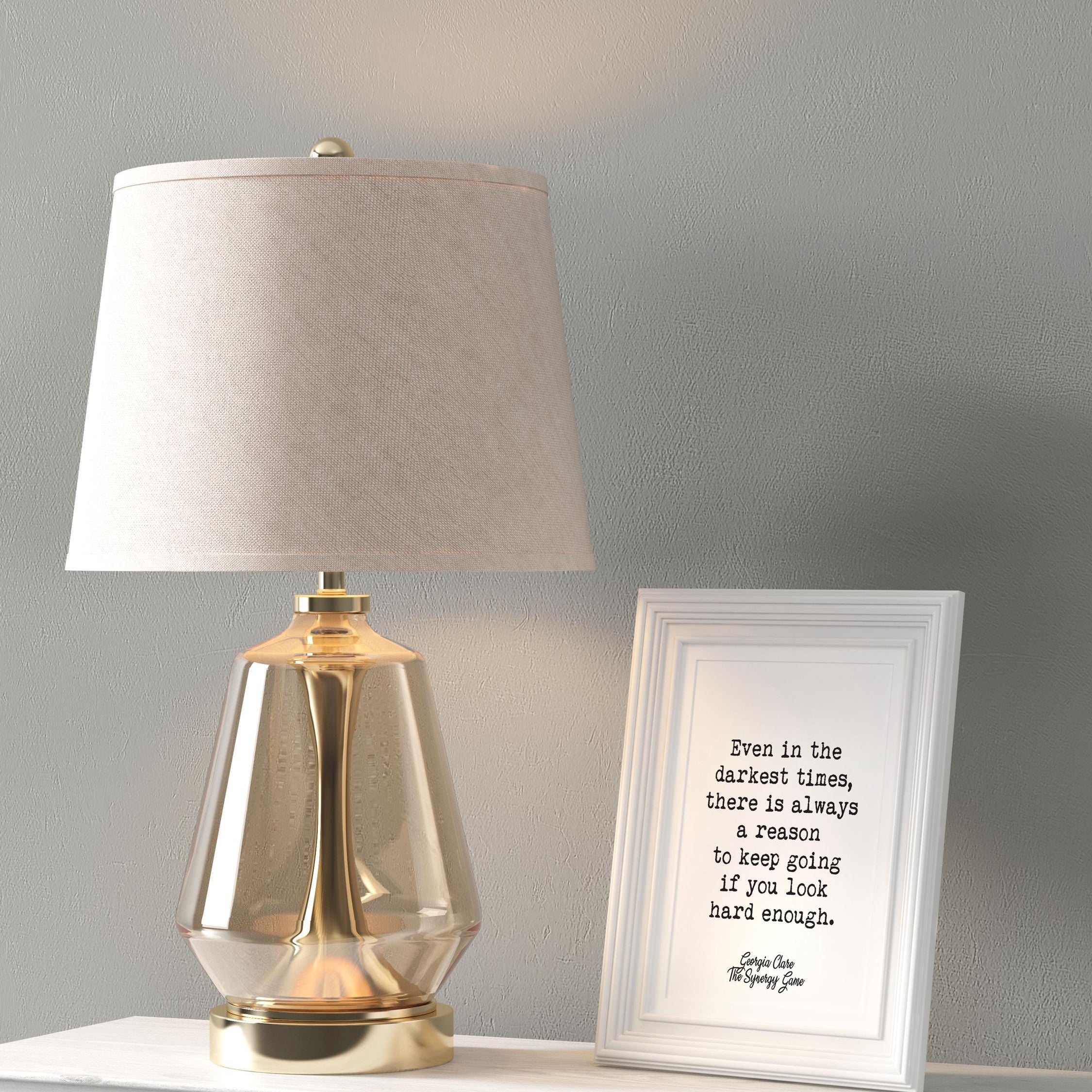 Motivational Quote Print by Georgia Clare – Inspirational Wall Art