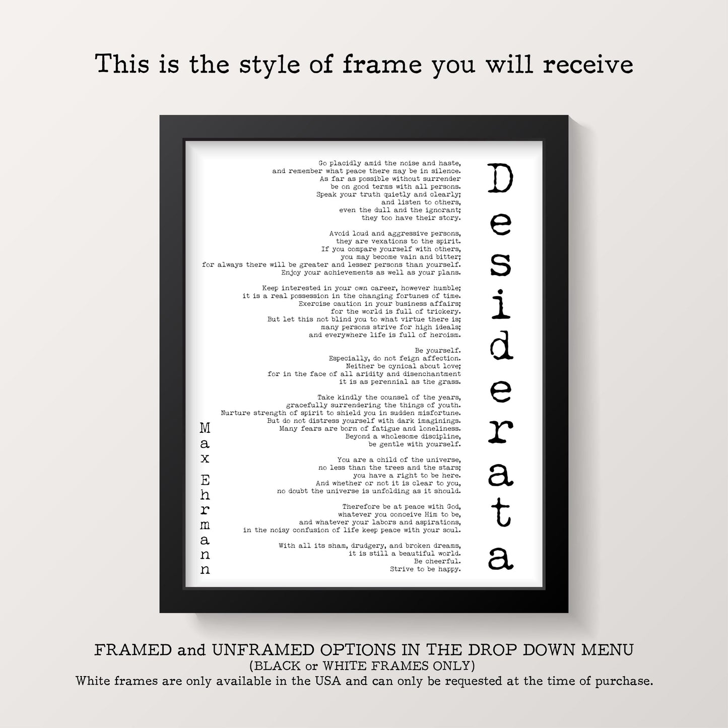 Maya Angelou Quote – Be Yourself Poster Self Loce Artwork - Framed or Unframed