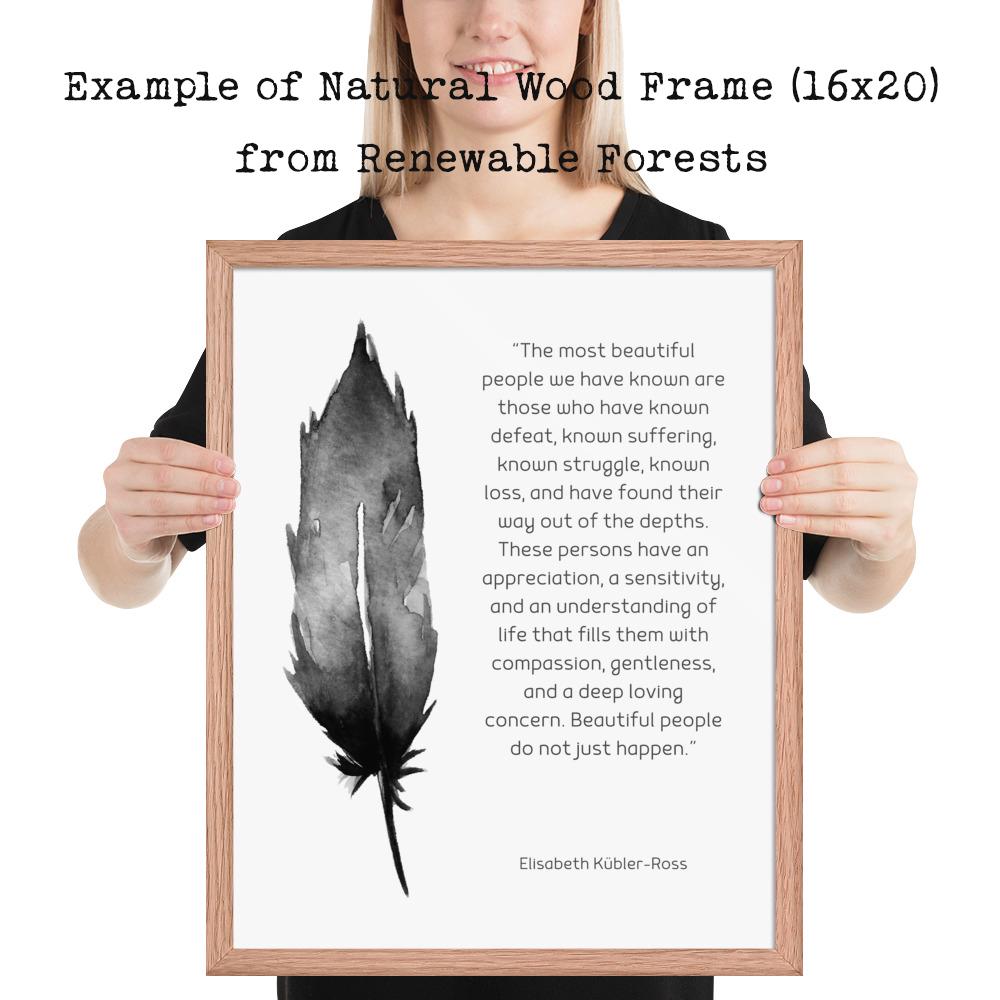 Ernest Hemingway Every Day Is A New Day Inspirational Fishing Quote Print from The Old Man and the Sea unframed or framed wall art print