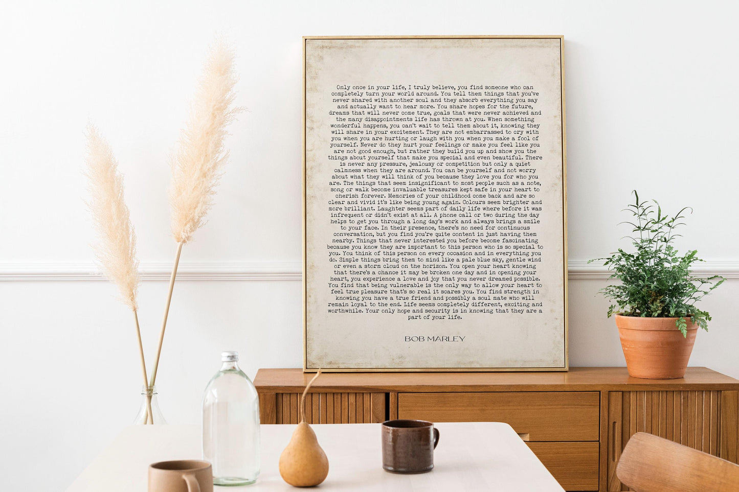 Personalised Quote Print – Custom Wall Art with Your Words, Poem or Saying