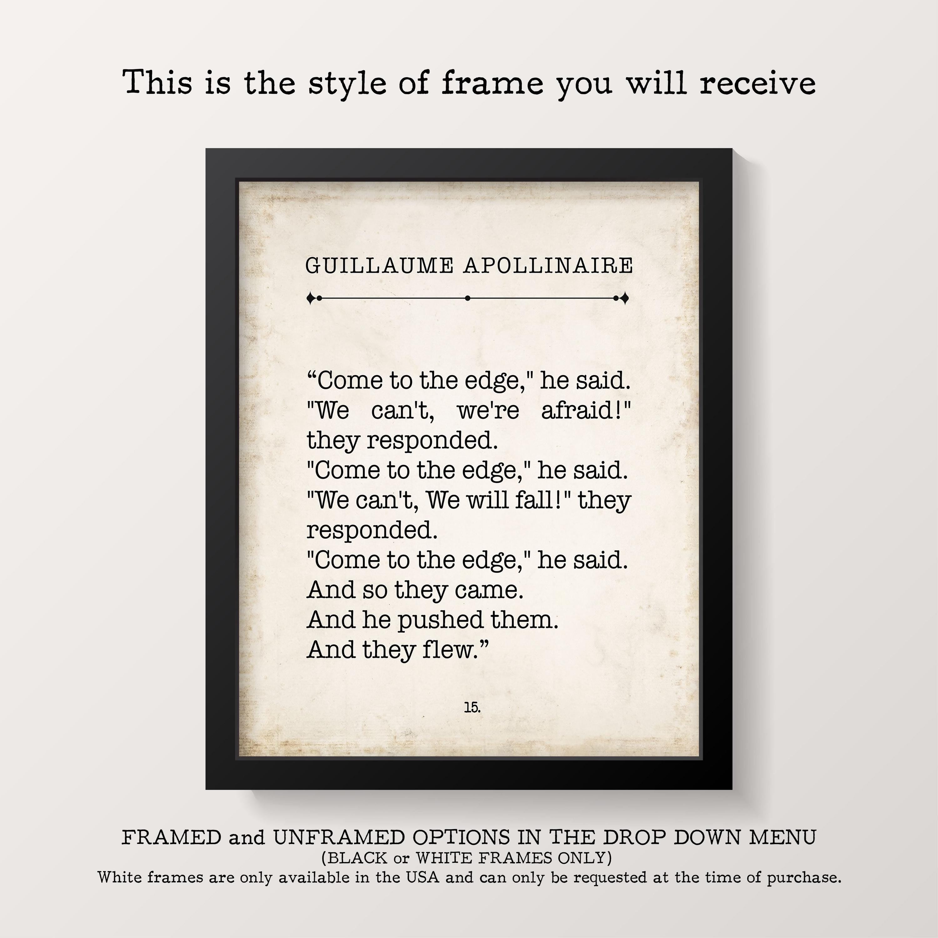 Jeanne d’Arc Quote Print – One Life Is All We Have – Vintage Painting with White Text, Literary Wall Art