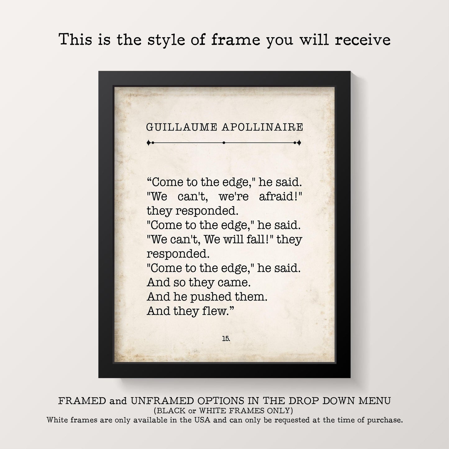 Funny Shakespeare Quote Print – Battle of Wits – Black and White Literary Wall Art