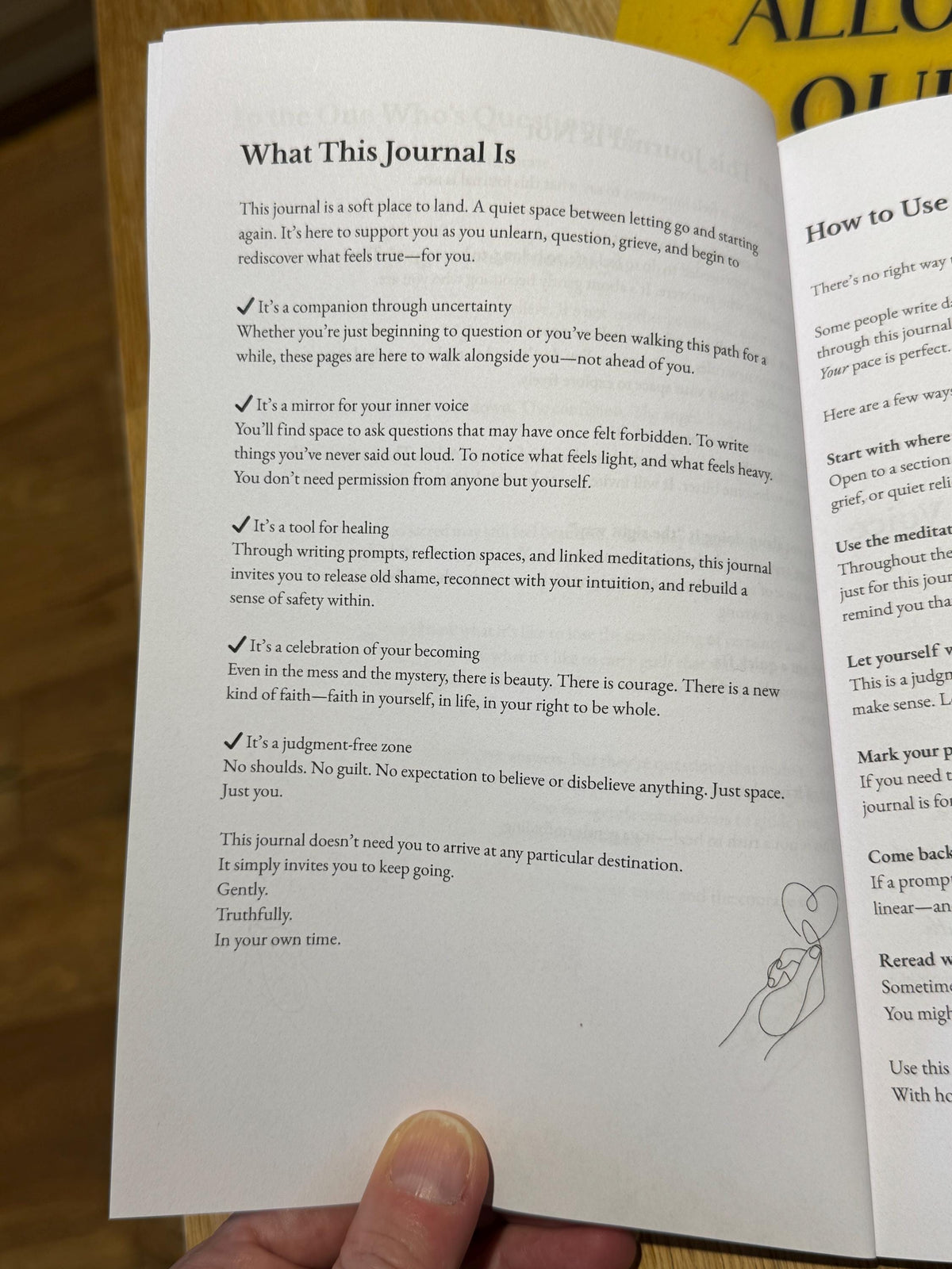 You’re Allowed to Question: Religious Trauma Journal for Healing and Deconstruction