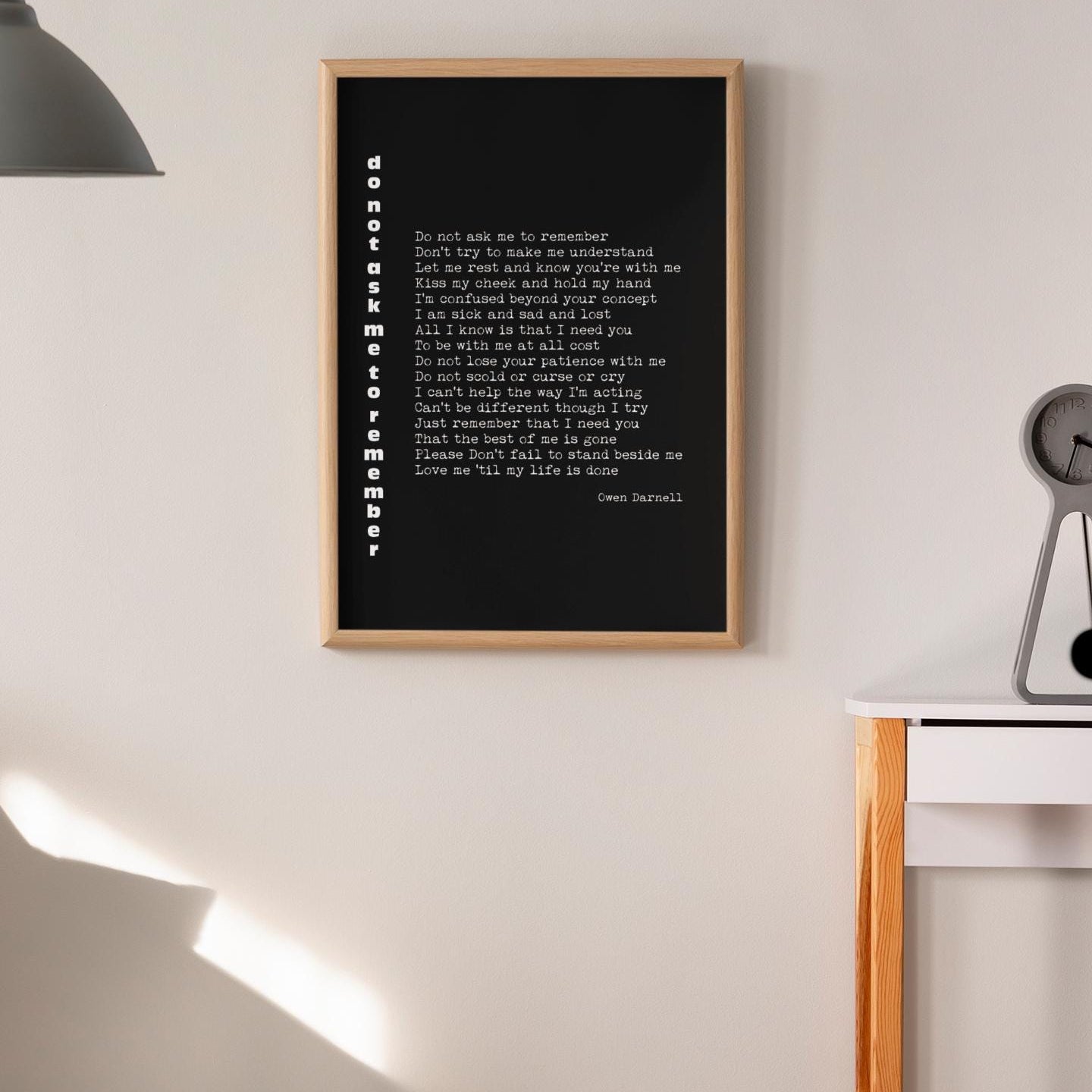 Dust If You Must Poem Print, Rose Milligan Quote, Literary Wall Art