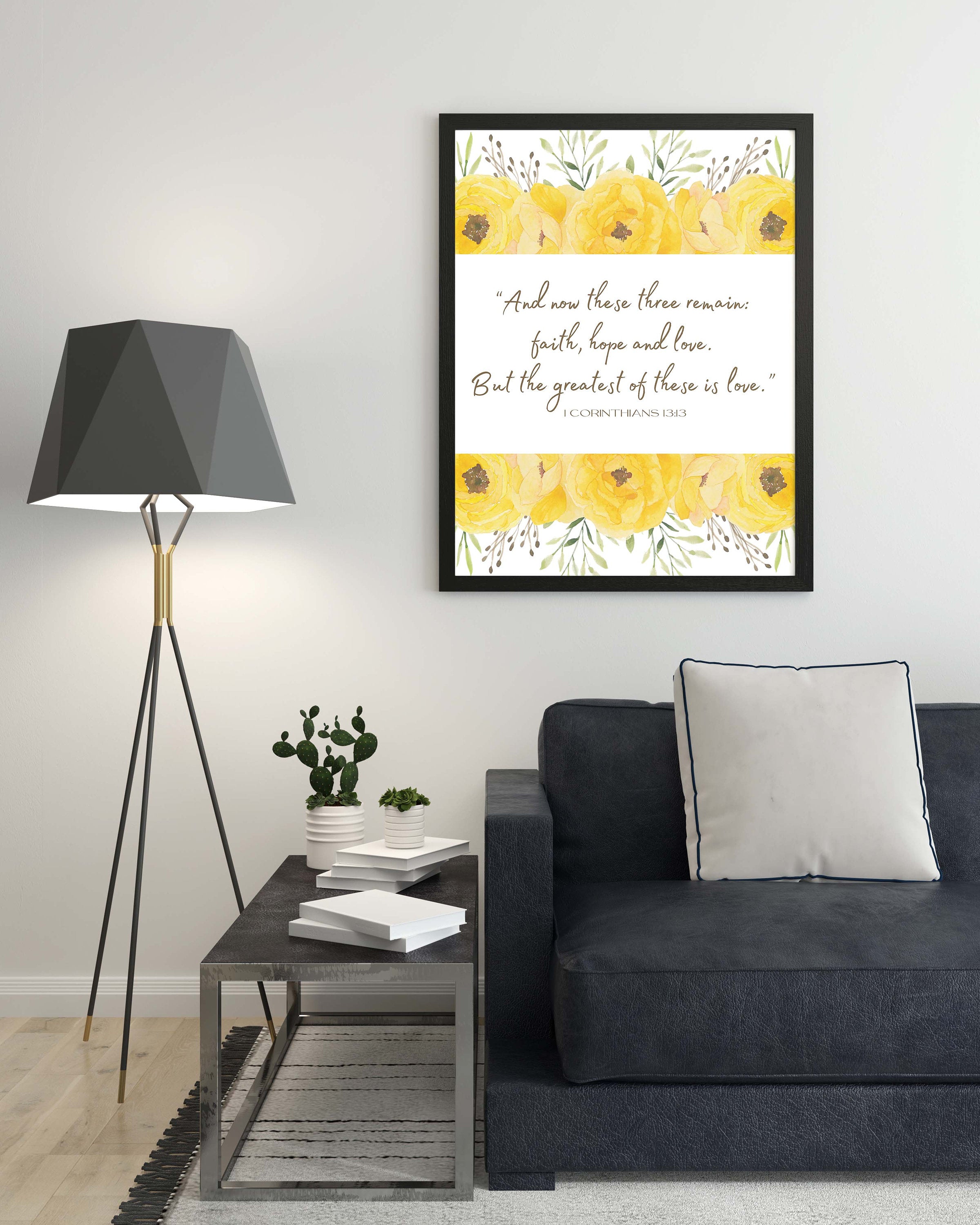 Faith Hope Love 1 Corinthians 13:13 Print