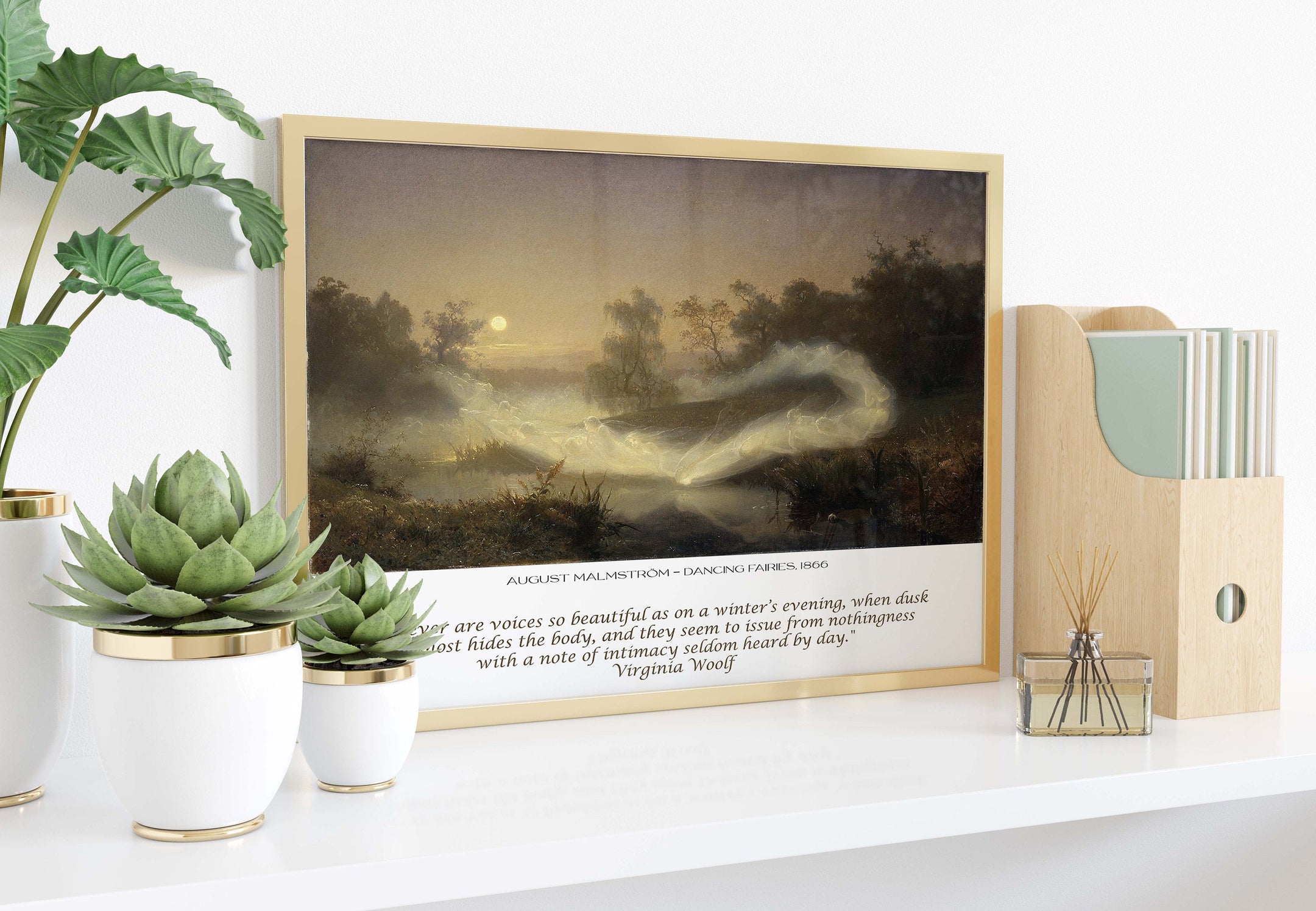 Virginia Woolf and August Malmstrom Fine Art Print - Dancing Fairies