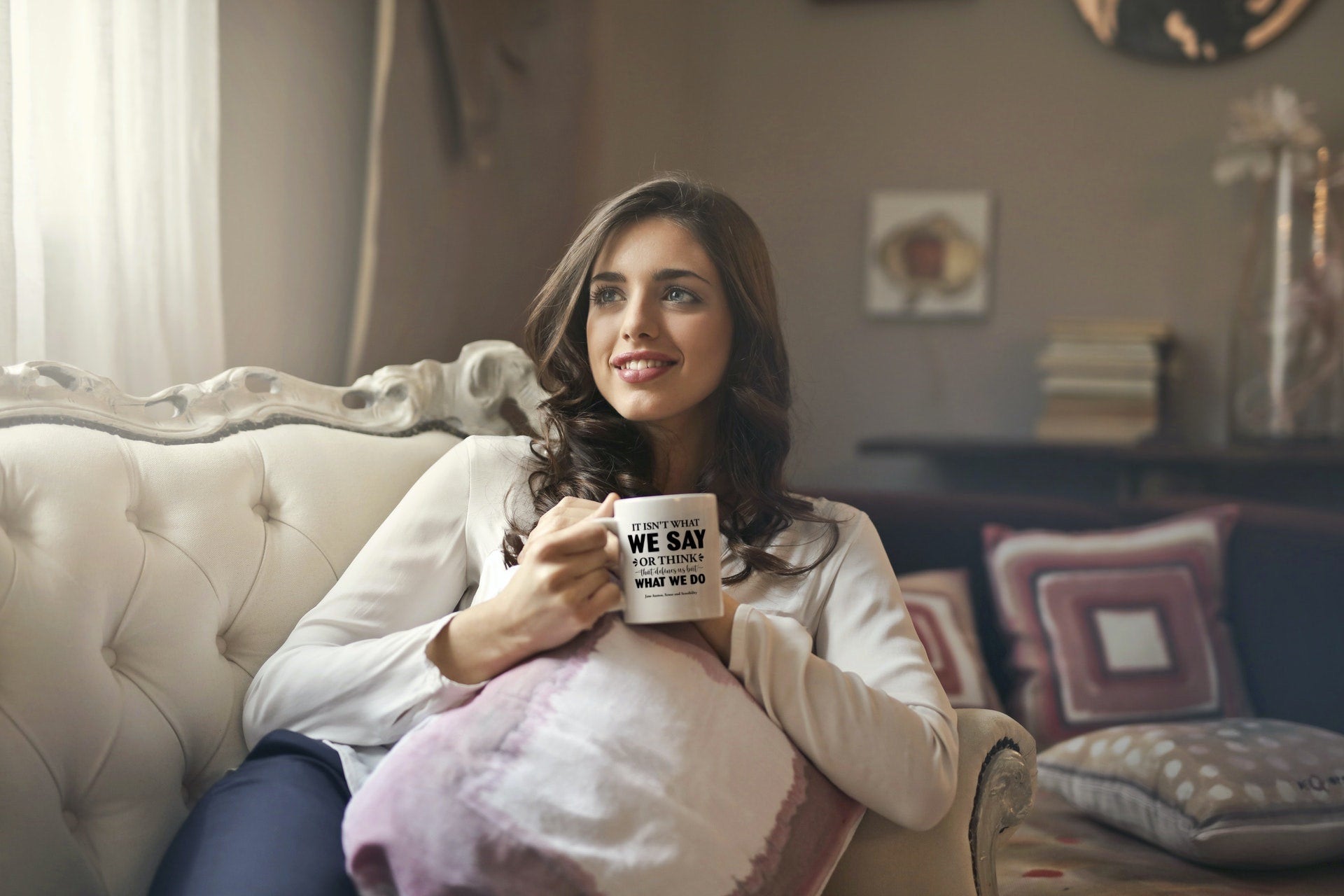 Jane Austen Coffee Mug, Sense and Sensibility