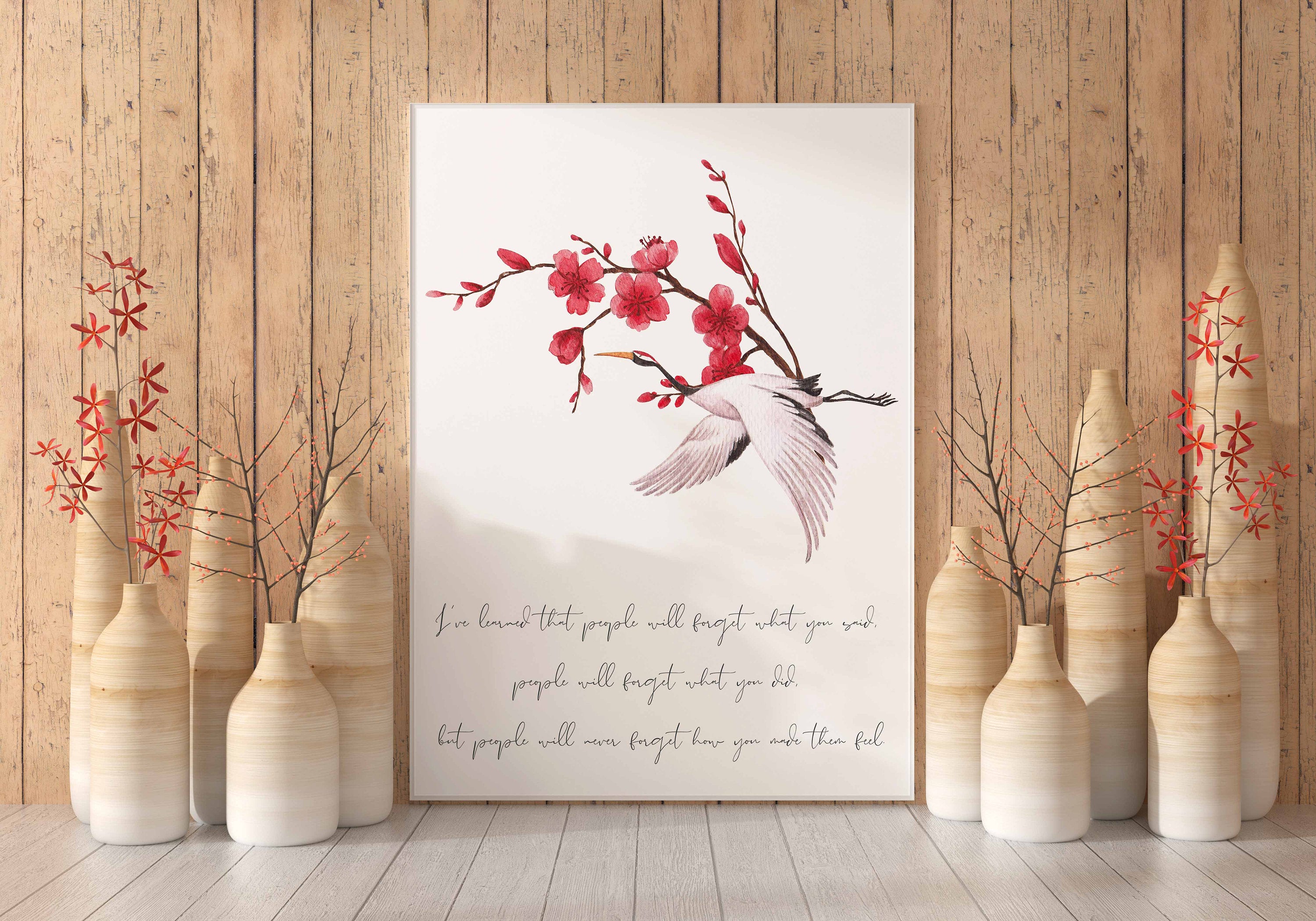 Maya Angelou I've Learned Quote Minimalist Art