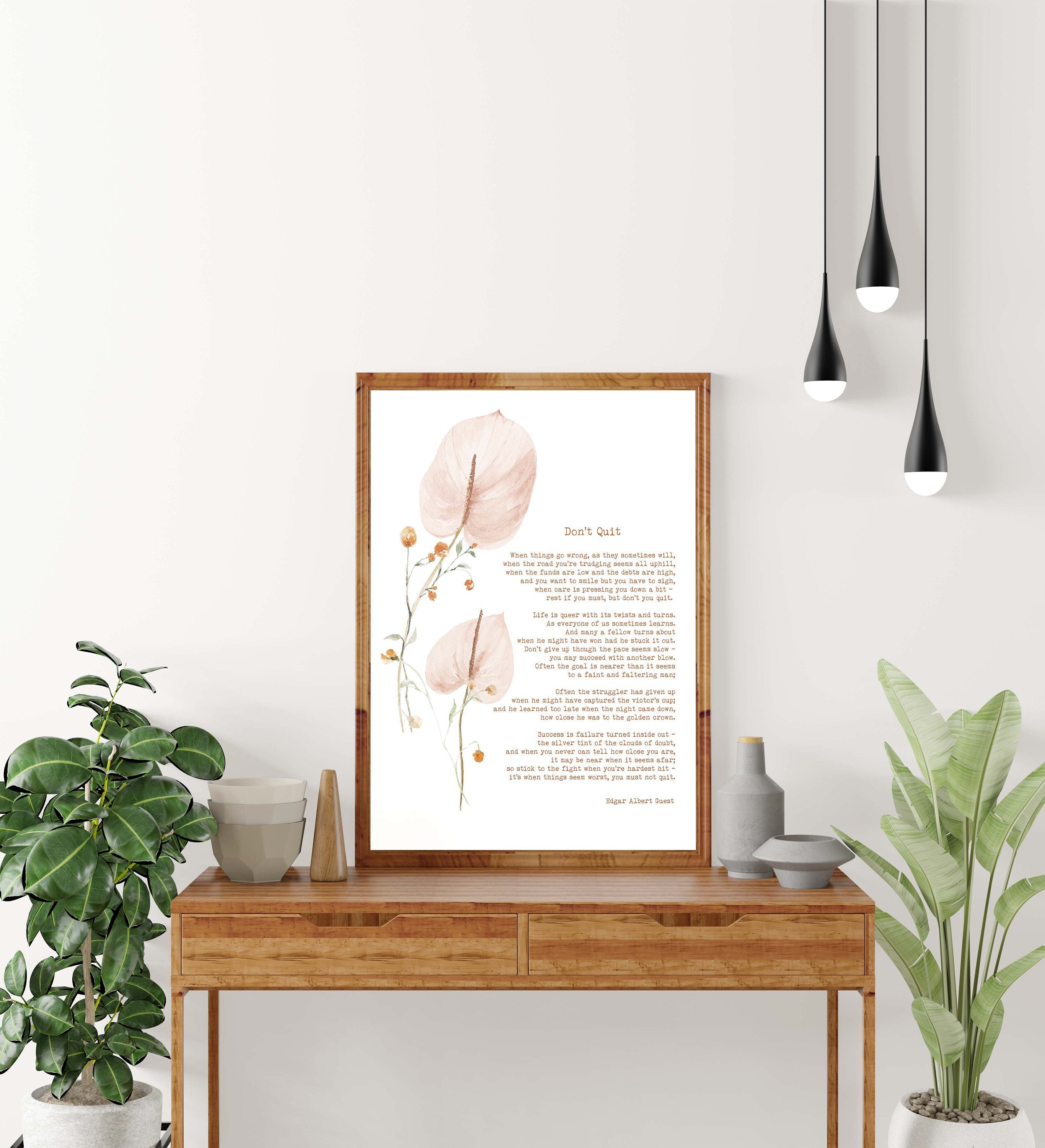 Don't Quit Edgar Albert Guest Print