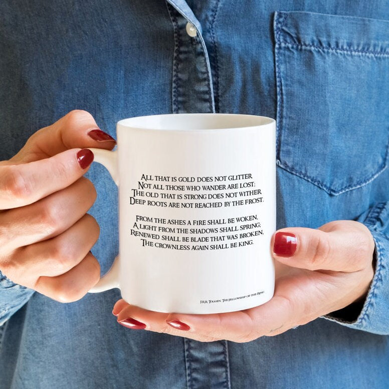 Quote Mug, JRR Tolkien Quote Mug