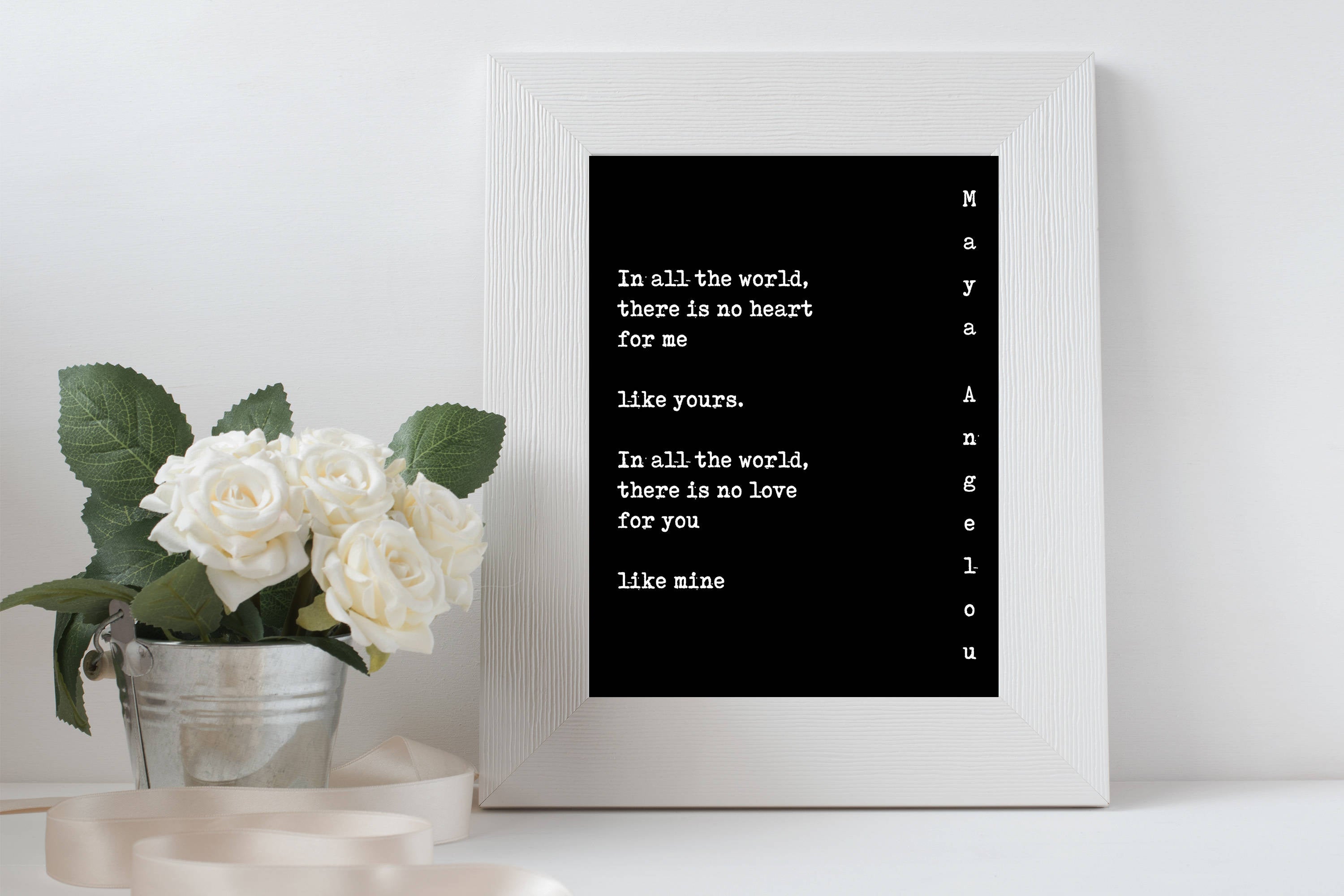 Maya Angelou Print - BookQuoteDecor